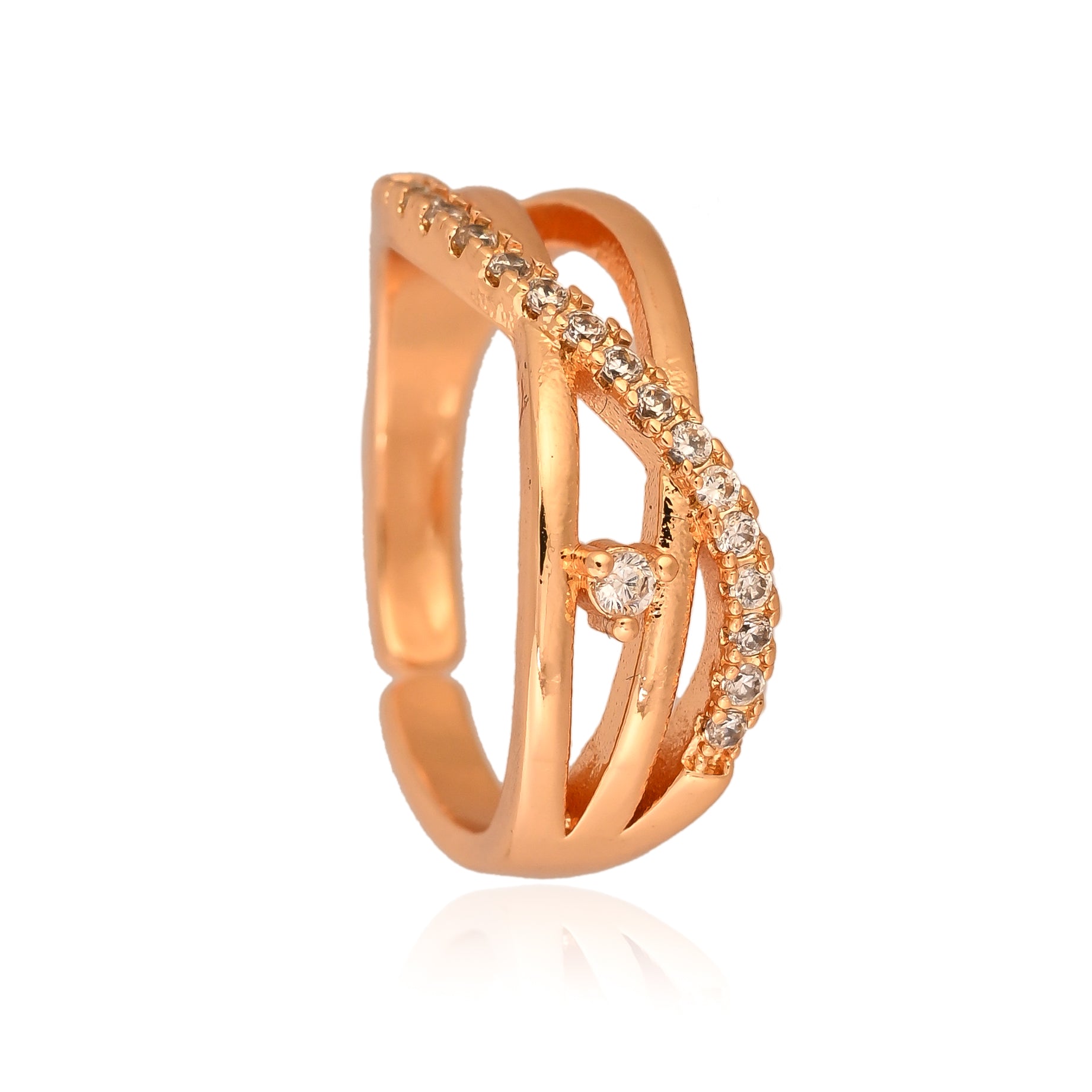 Sunlit Petal Ring