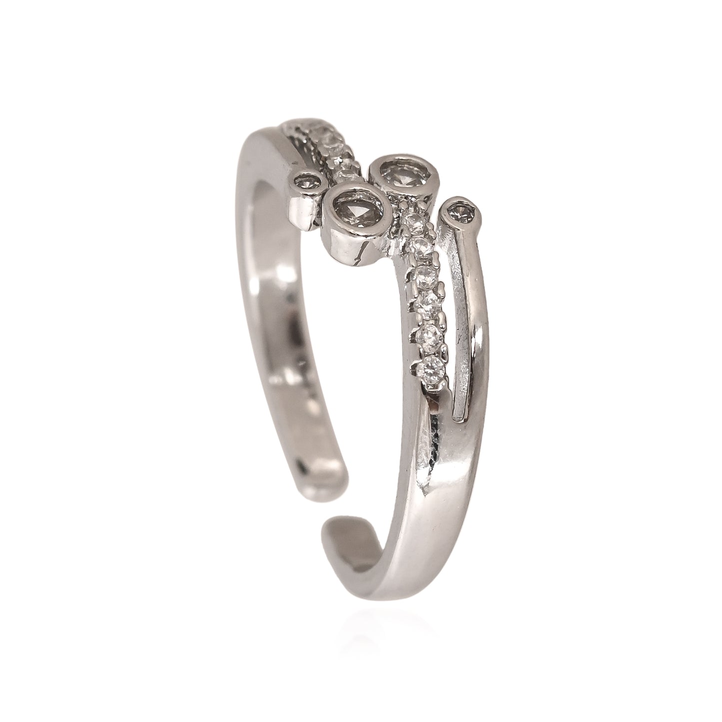 Starlit Halo Ring