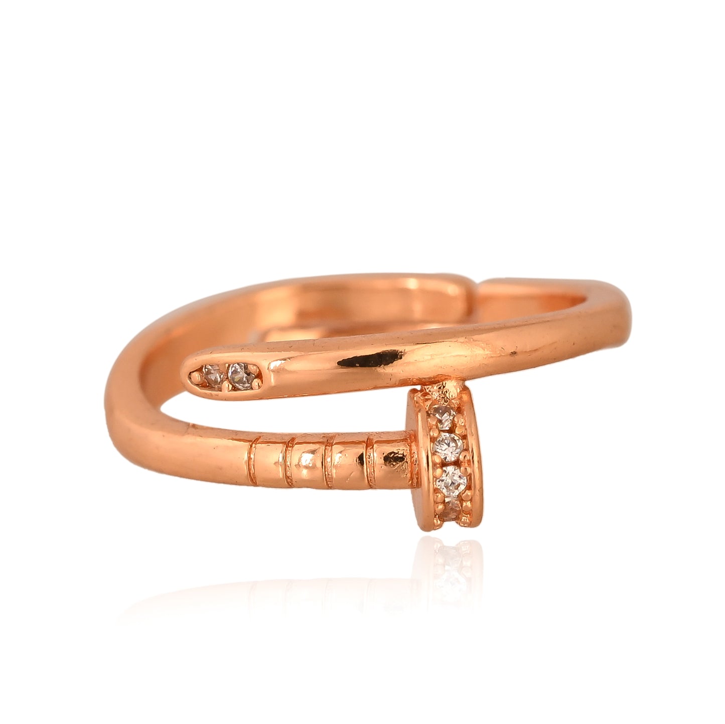 Gilded Bolt Ring