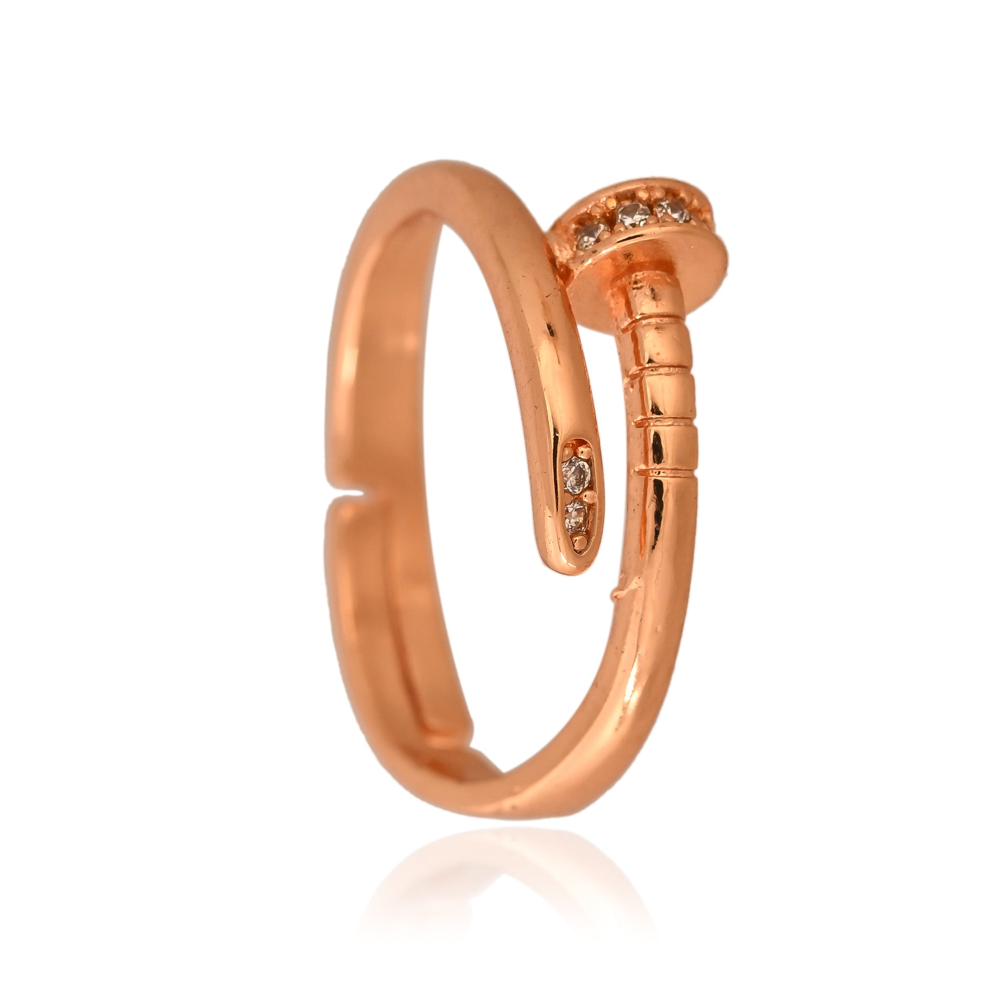 Gilded Bolt Ring