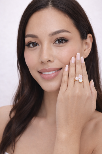 Blush Royale Statement Ring