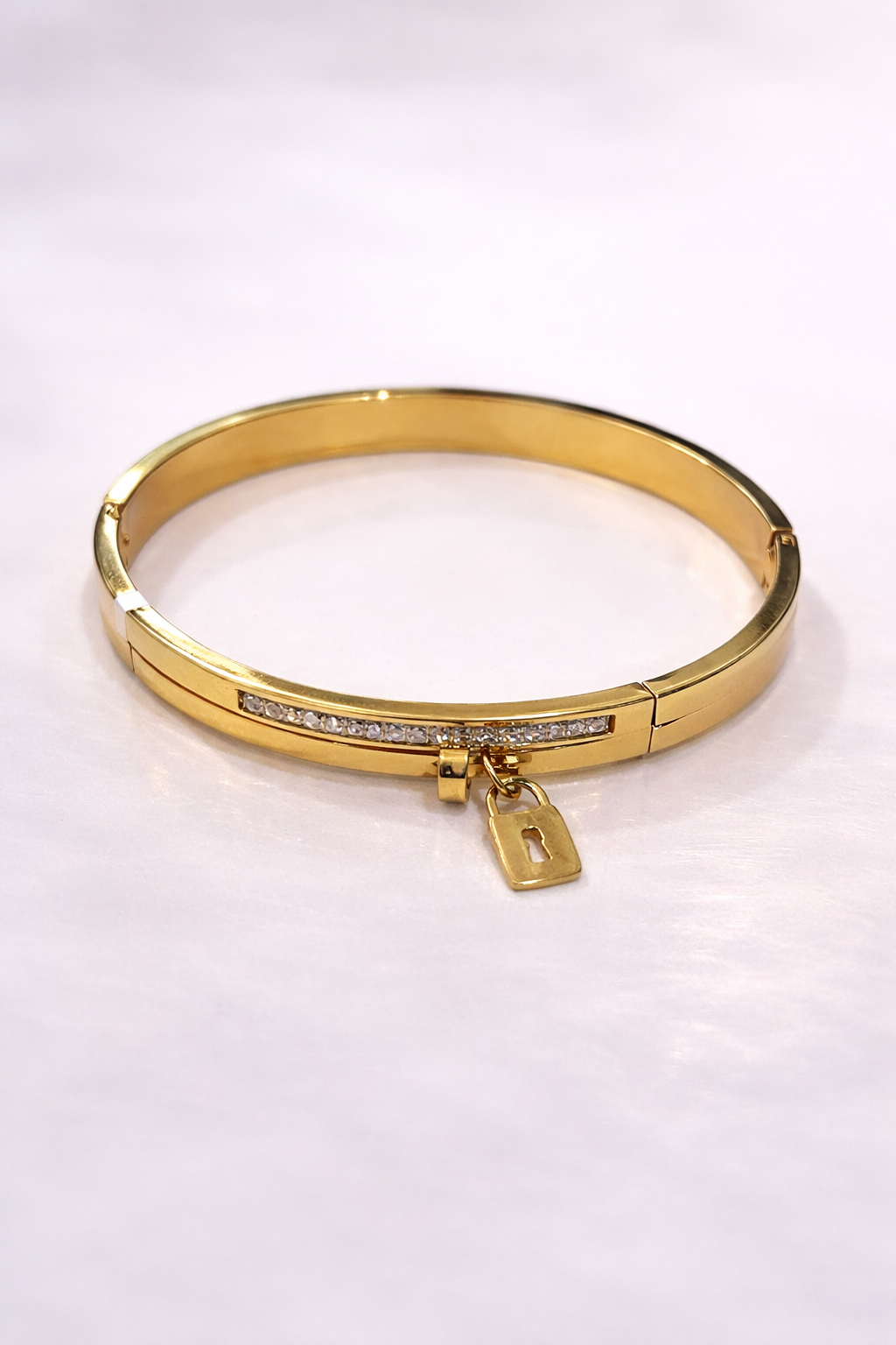 Luxe Lock Cuff Bracelet