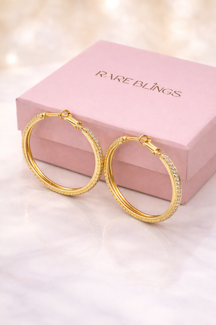 Lustre Dual Hoops