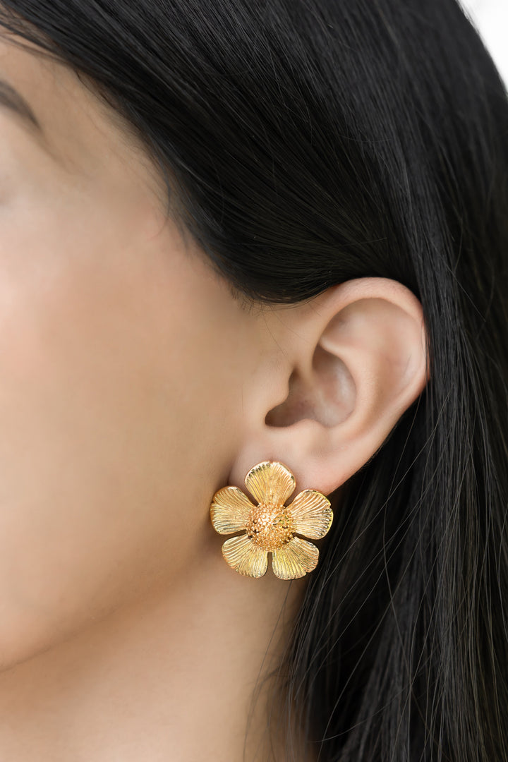 Golden Bloom Earrings