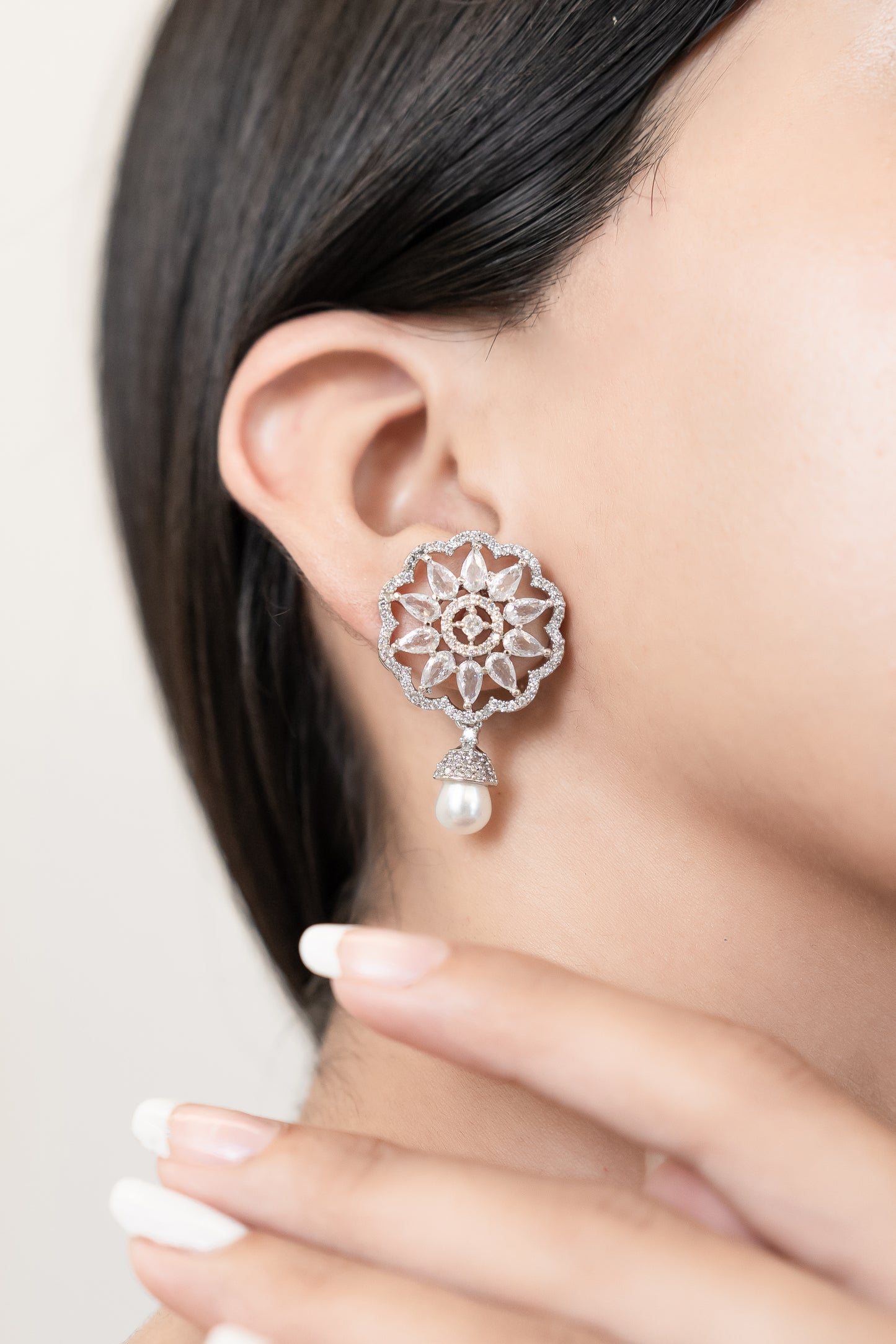 Gemstone Dewdrop Earrings