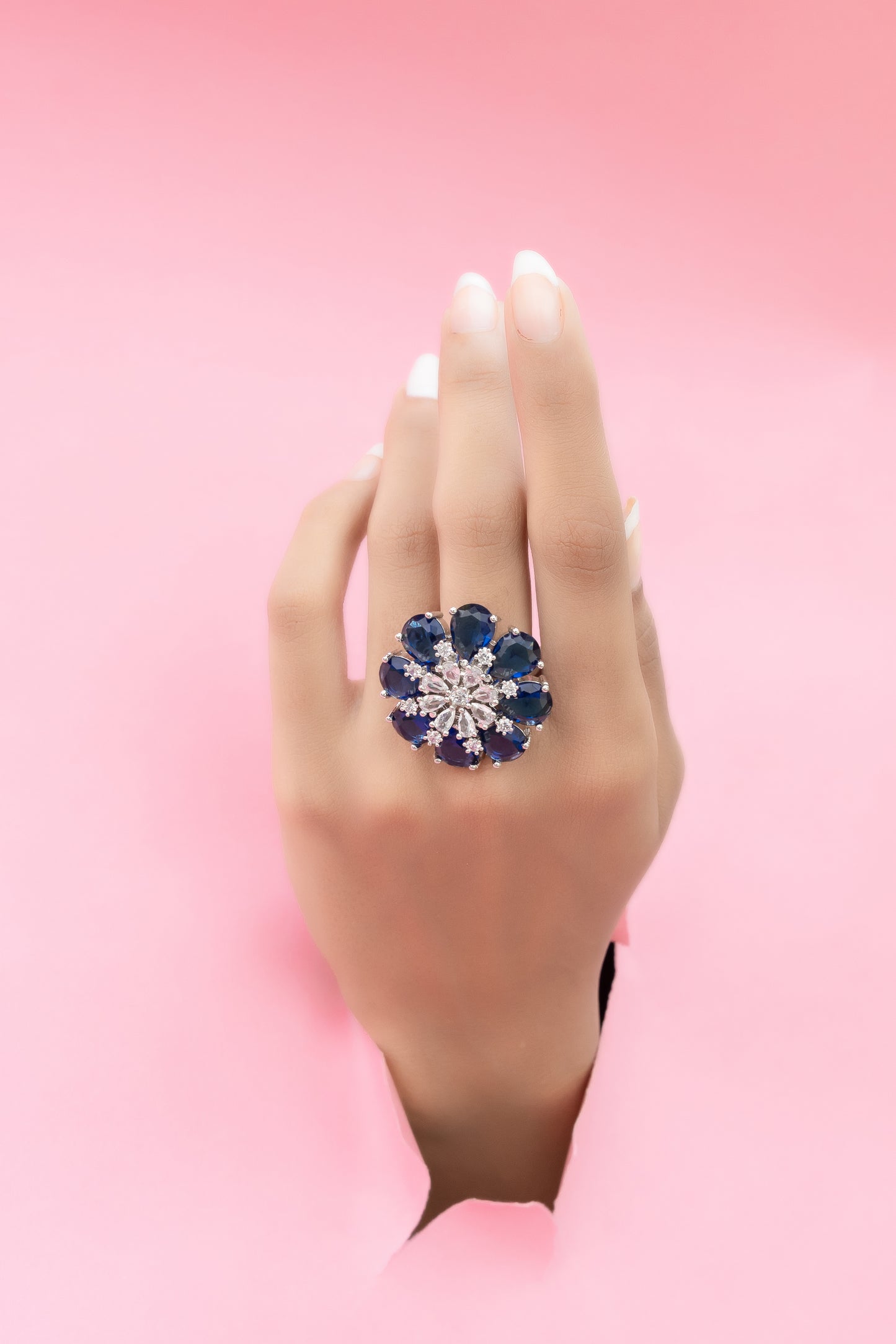 Midnight Bloom Ring