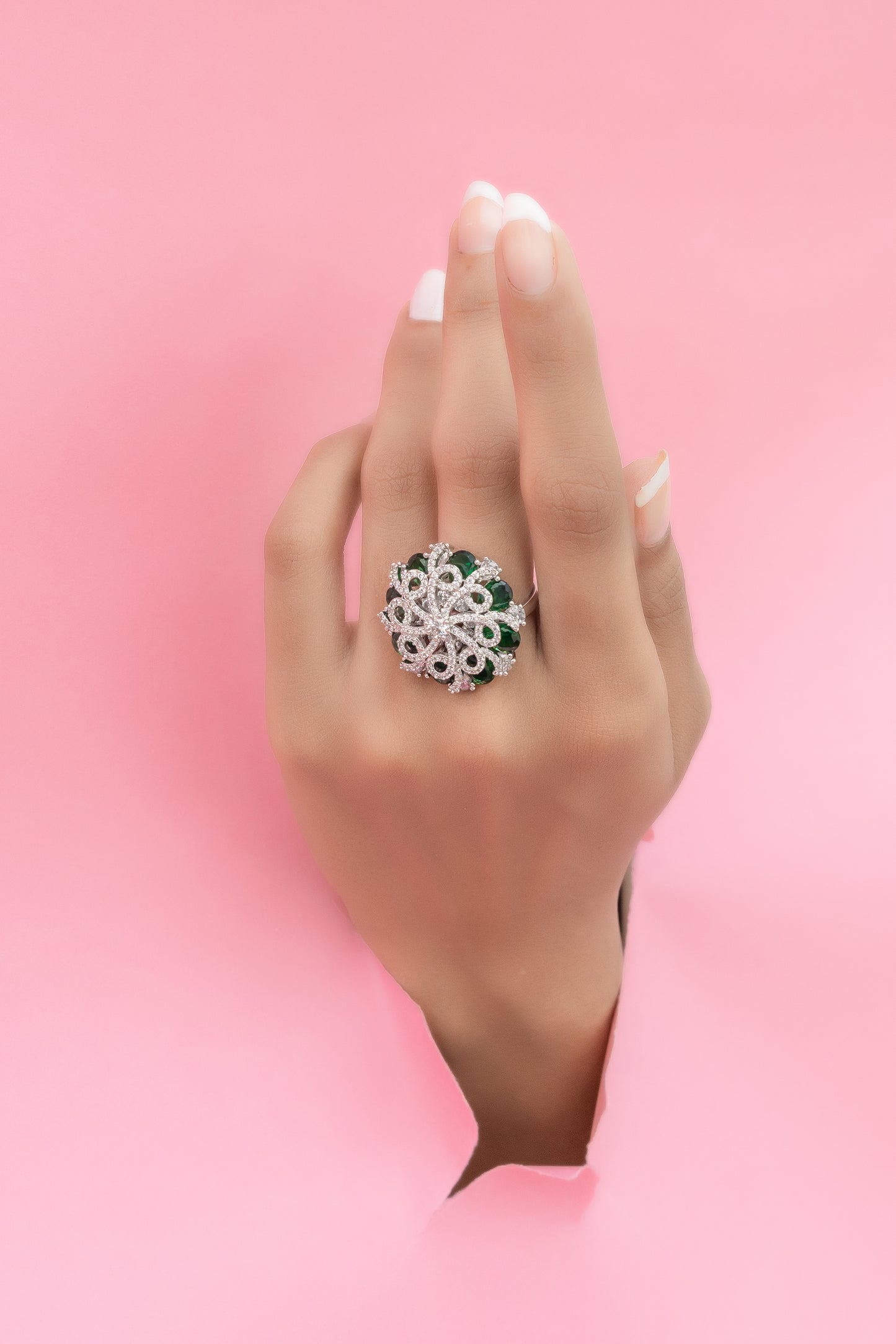 Frosted Bloom Ring