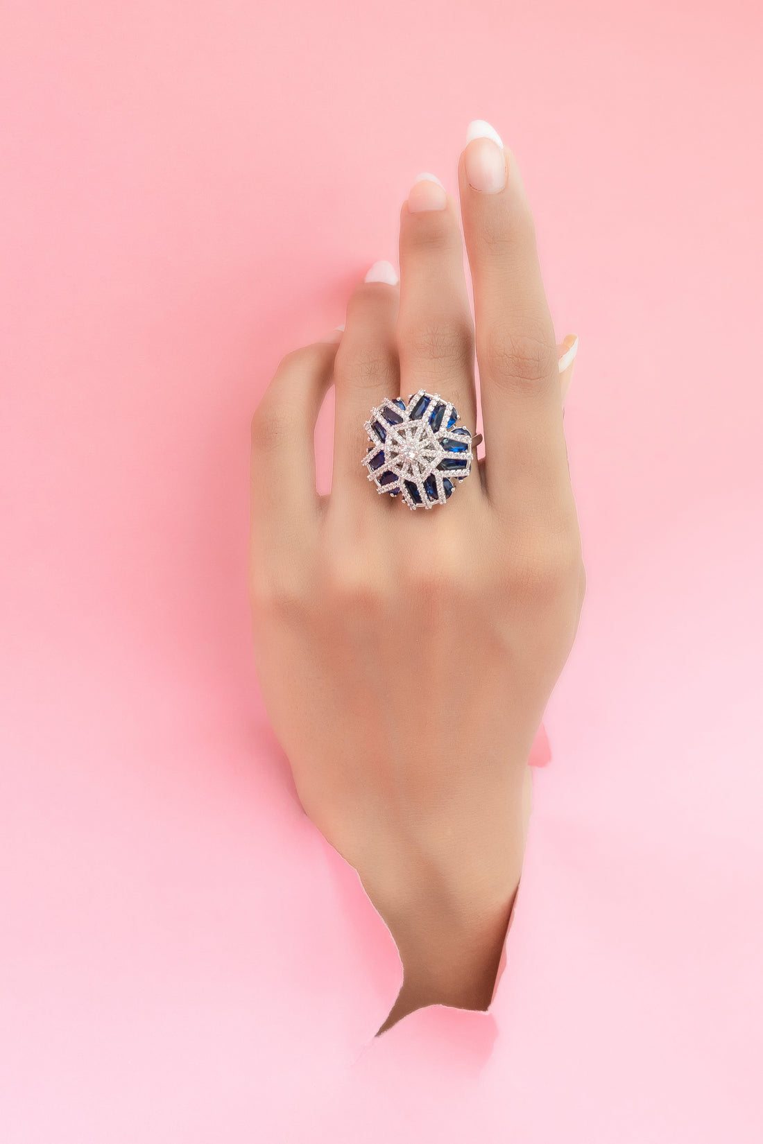 Starburst Shimmer Ring
