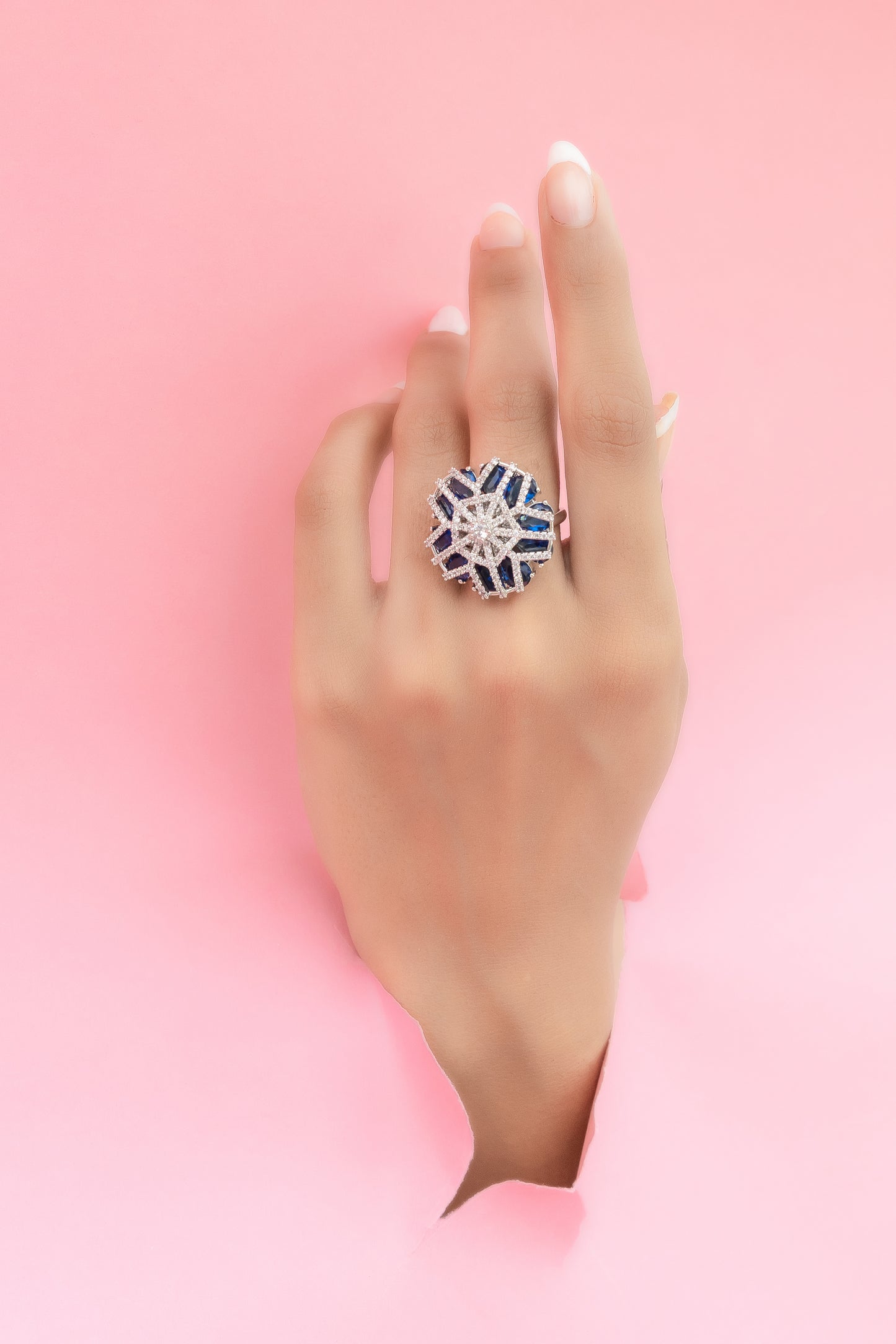 Starburst Shimmer Ring