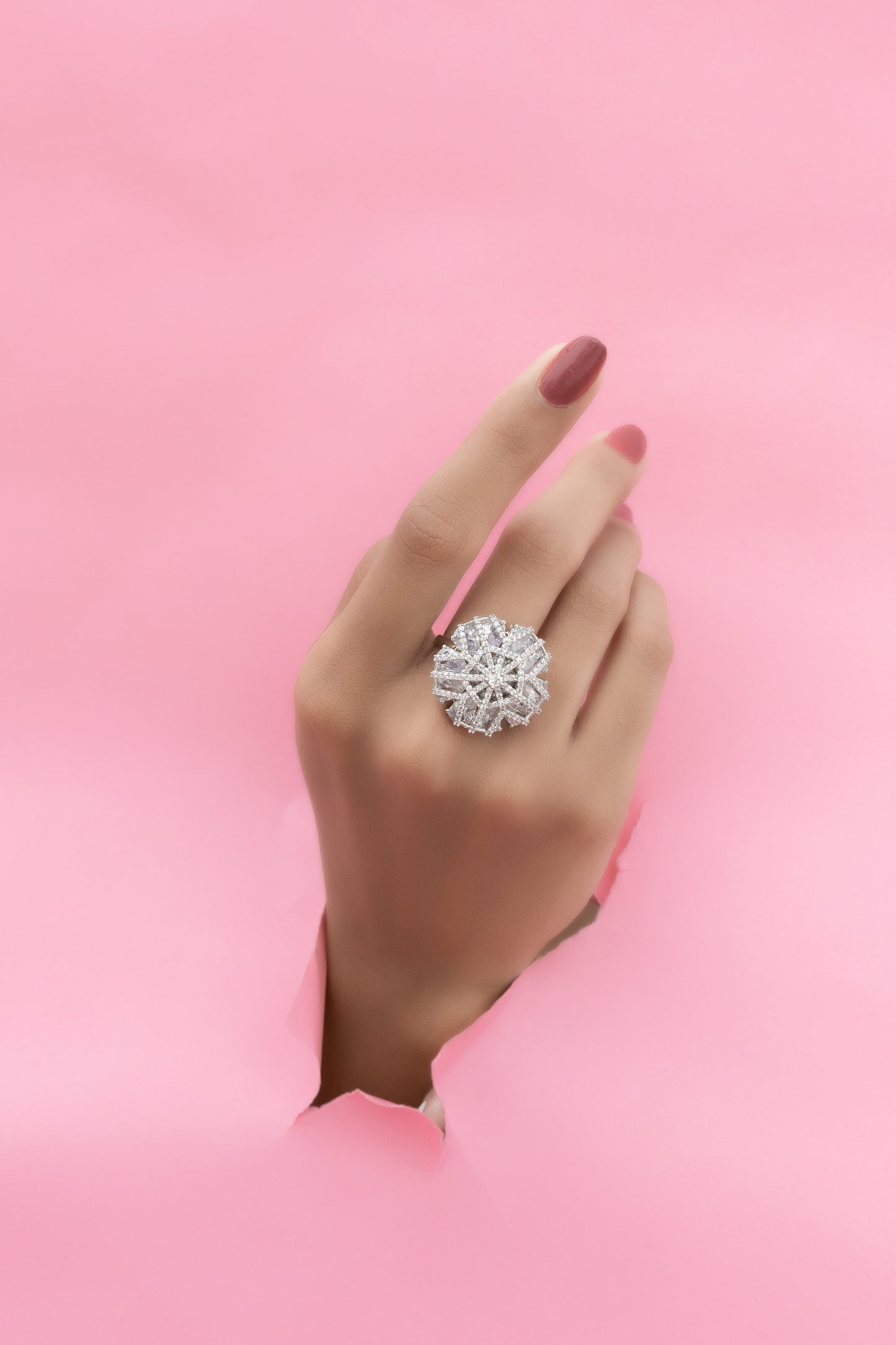 Starburst Shimmer Ring
