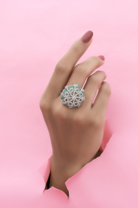 Frosted Bloom Ring
