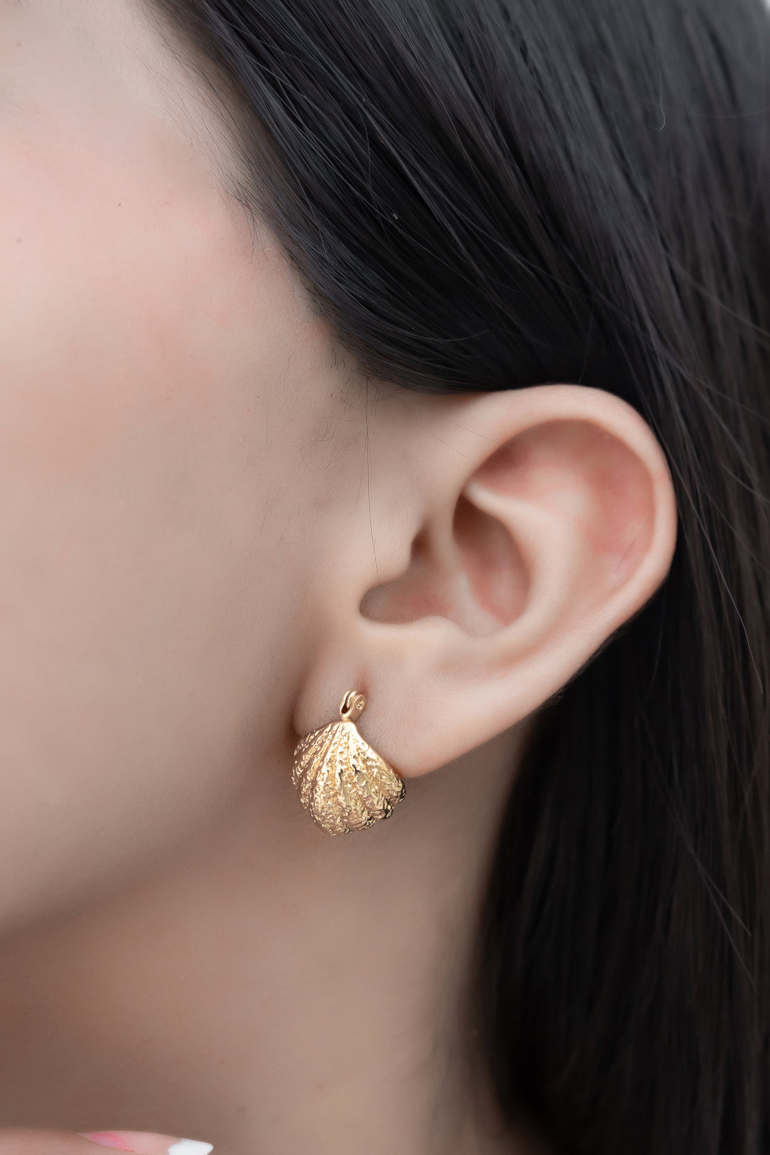 Lustrous Shell Studs