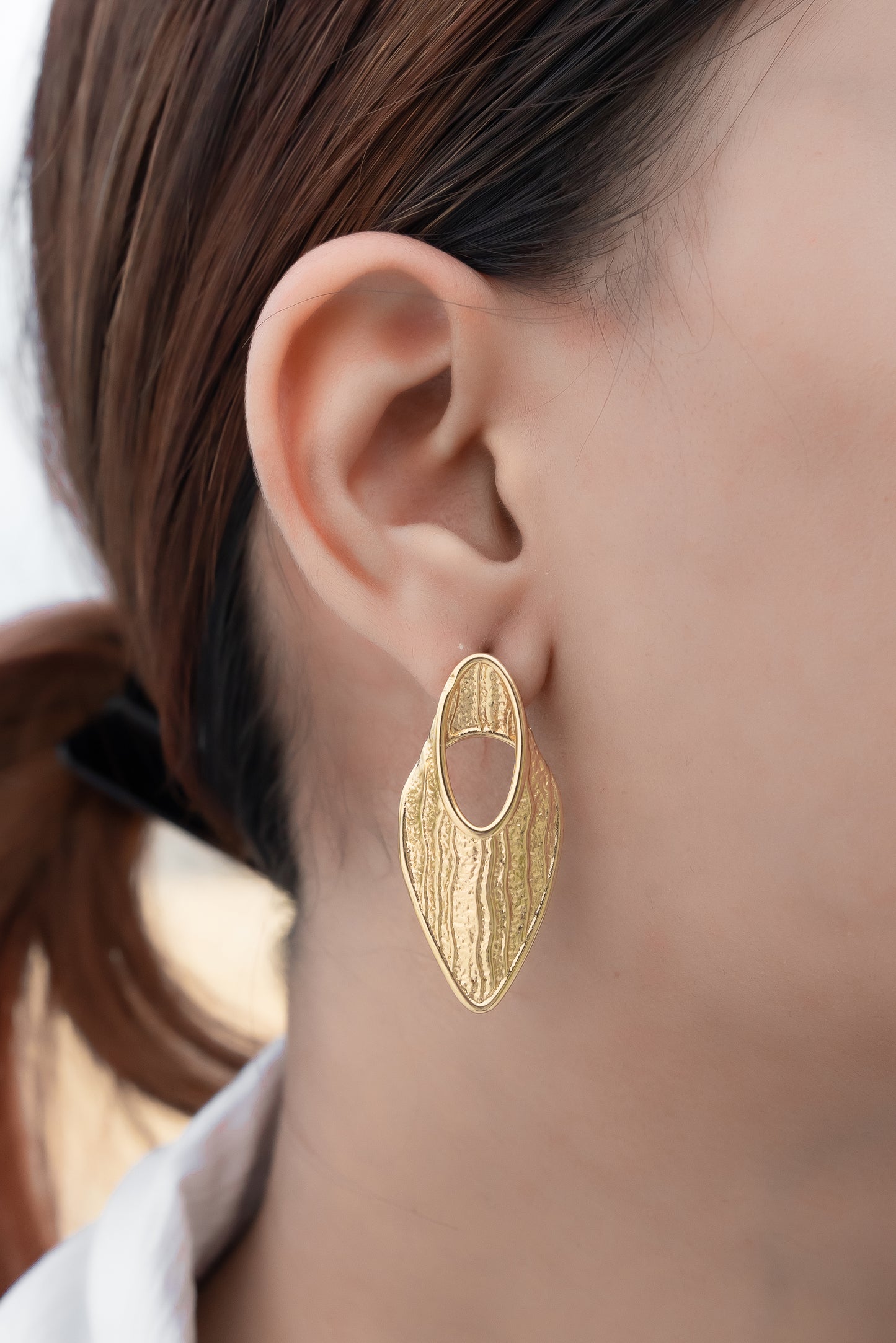 Golden Mirage Drop Earrings
