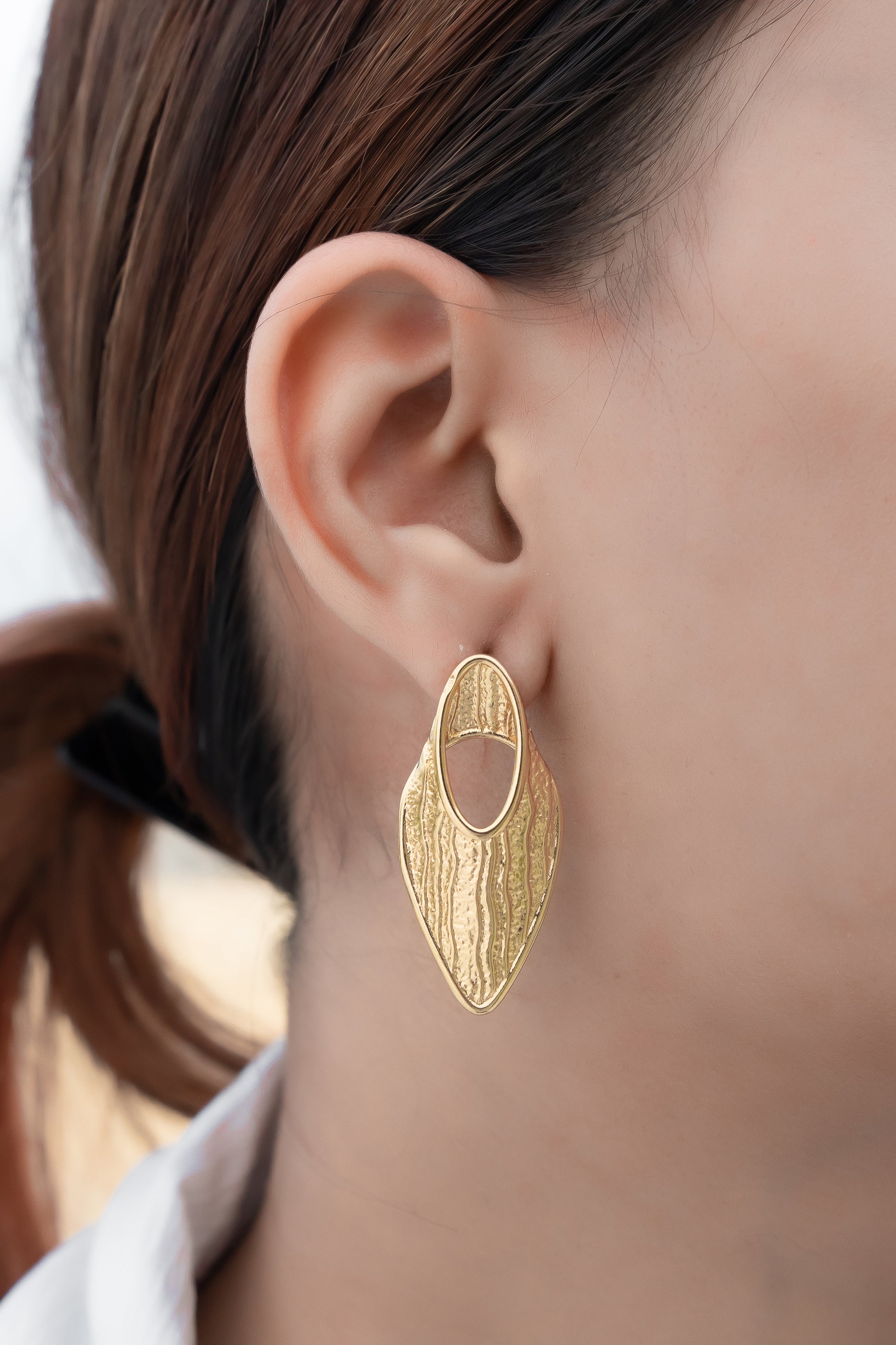 Golden Mirage Drop Earrings