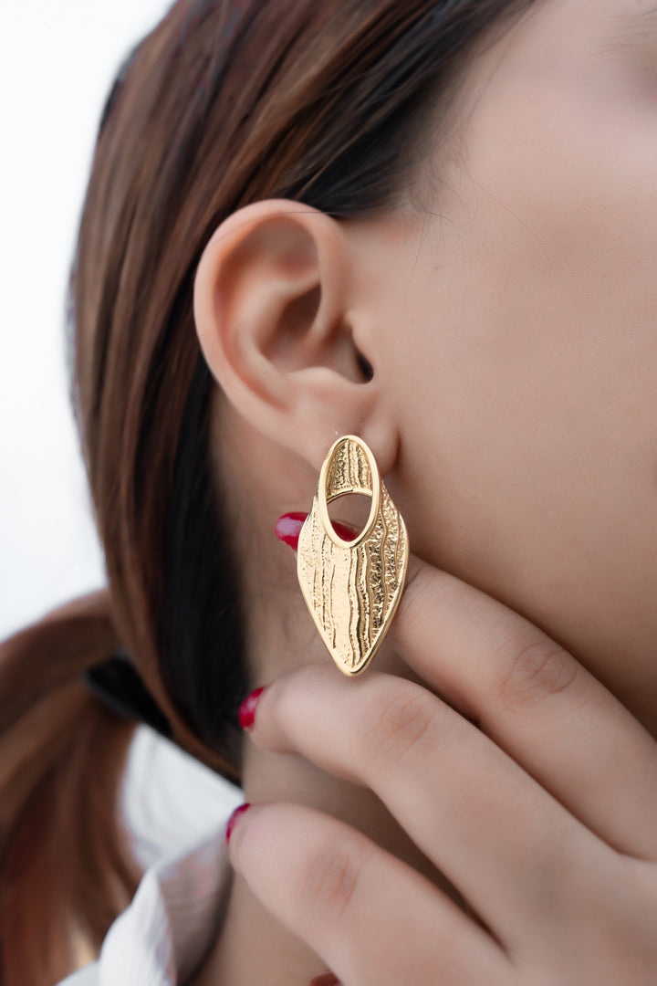 Golden Mirage Drop Earrings