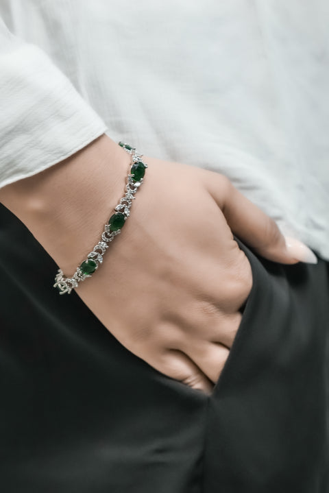 Emerald Mirage Bracelet