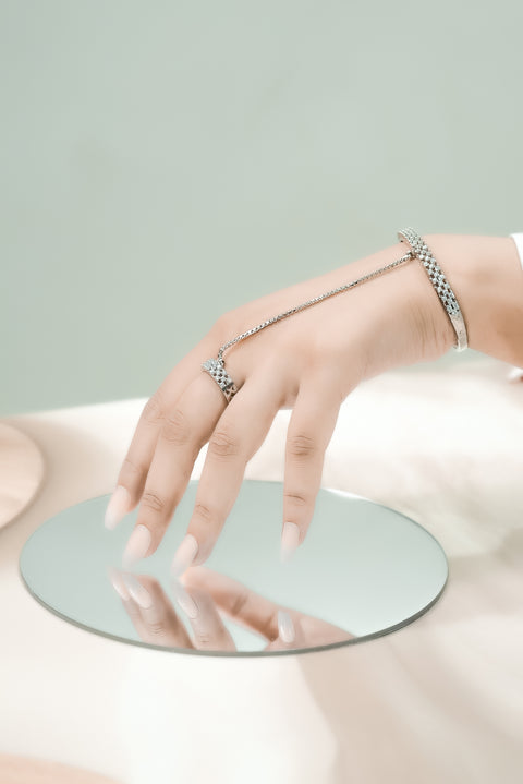 Velvet Lattice Bracelet