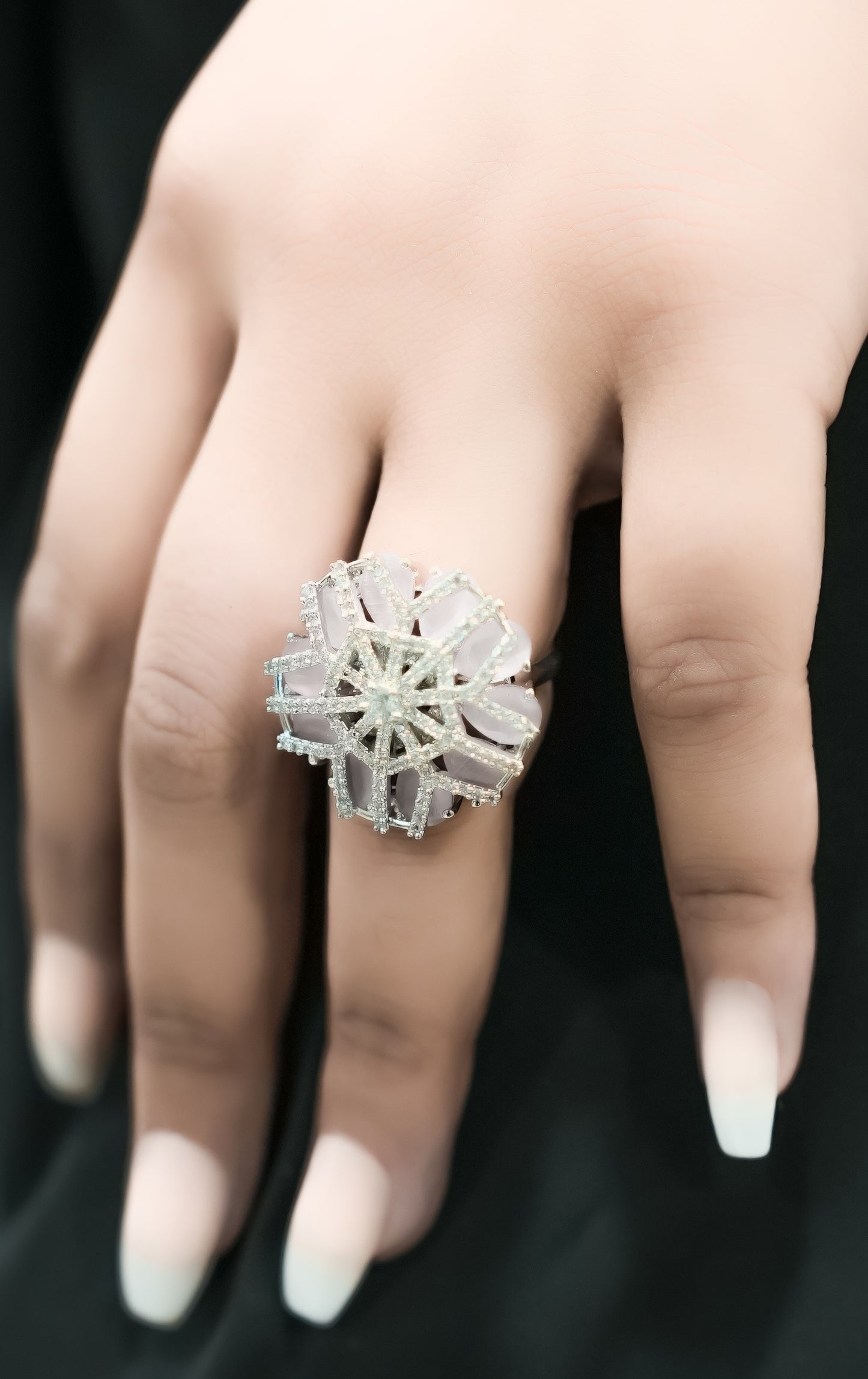 Starburst Shimmer Ring