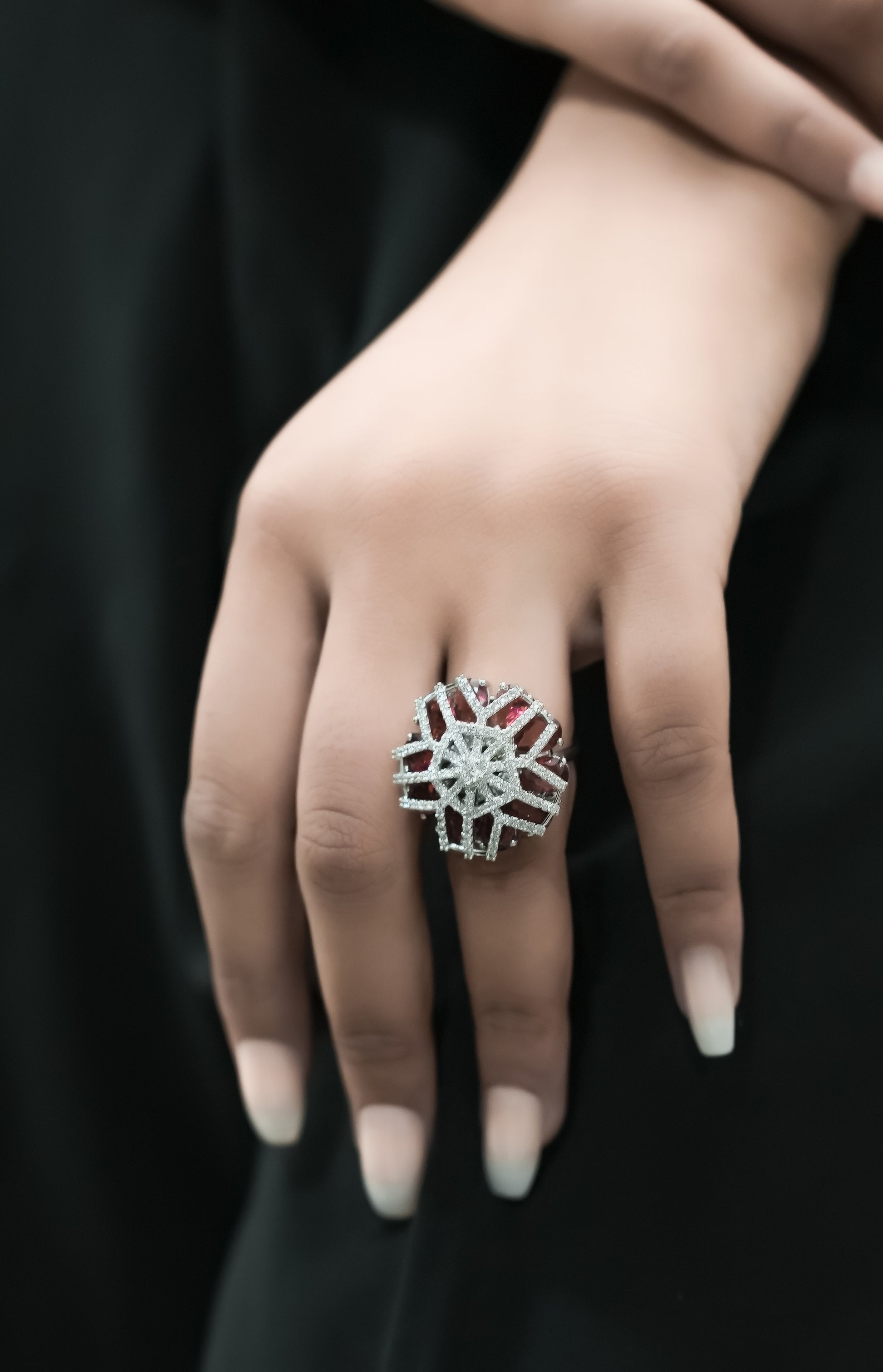 Starburst Shimmer Ring
