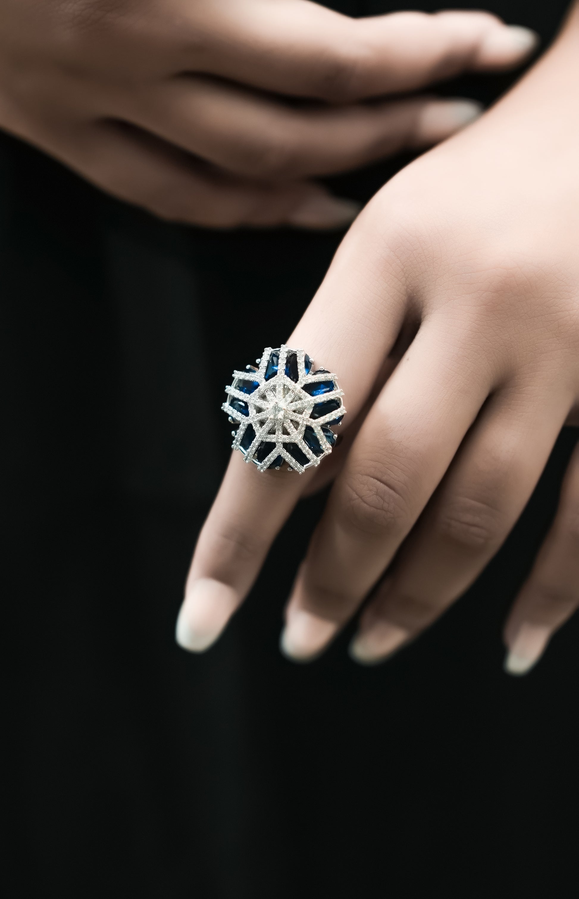 Starburst Shimmer Ring