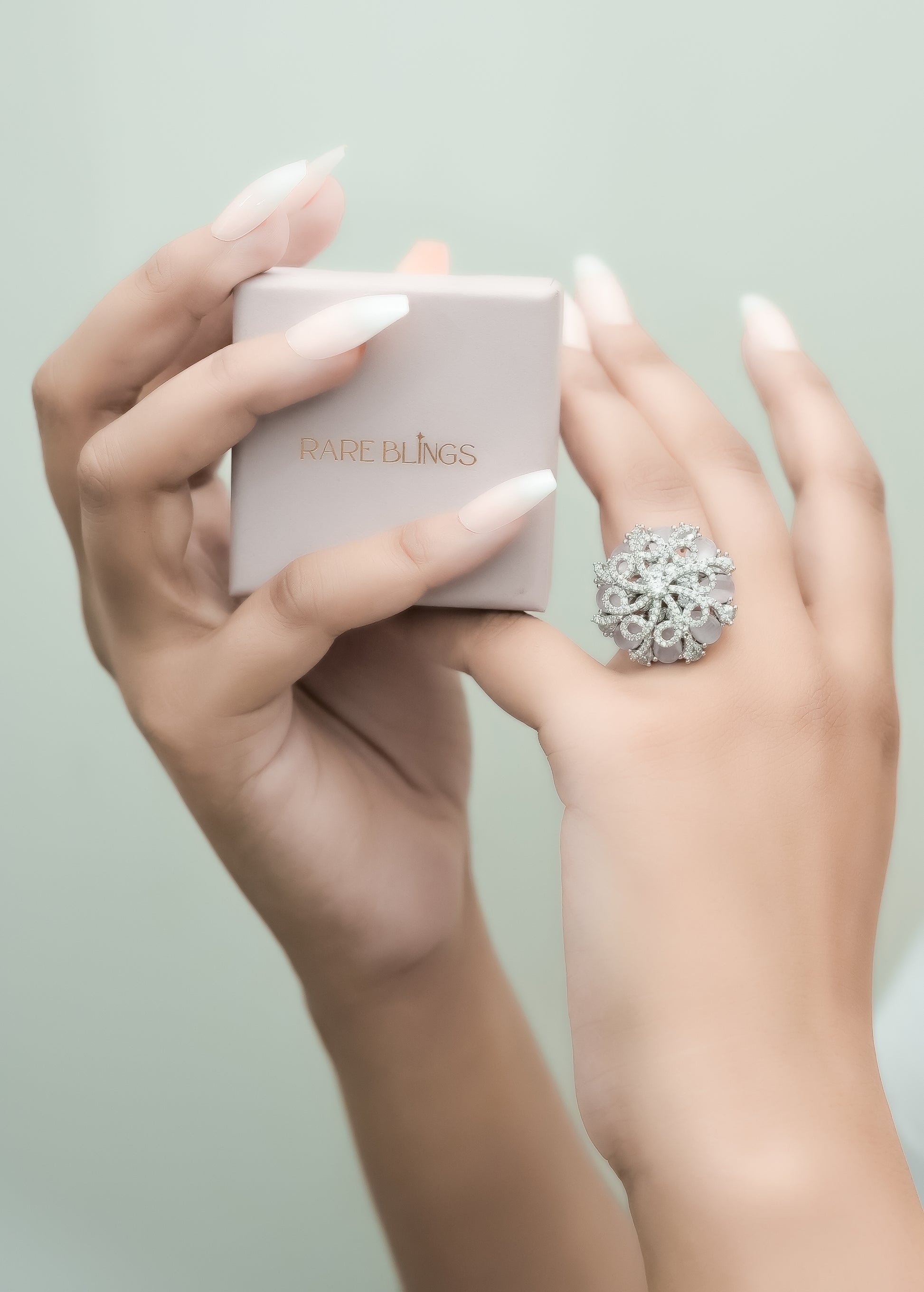 Frosted Bloom Ring