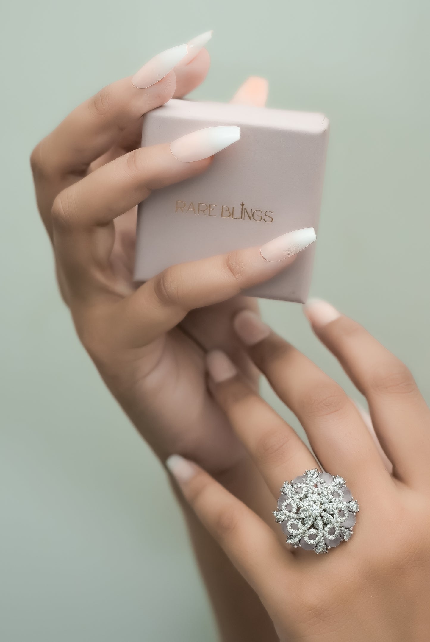 Frosted Bloom Ring