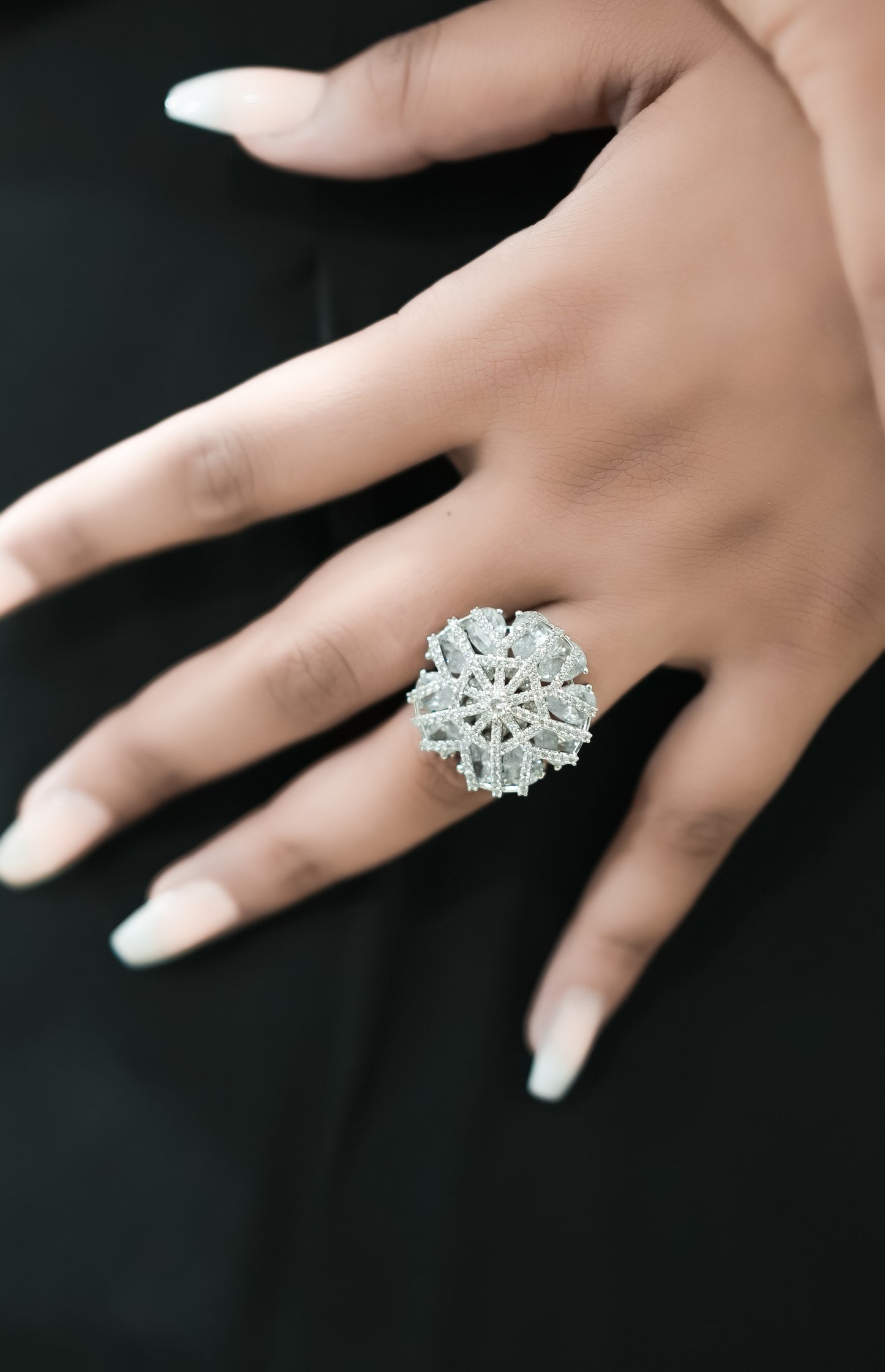 Starburst Shimmer Ring