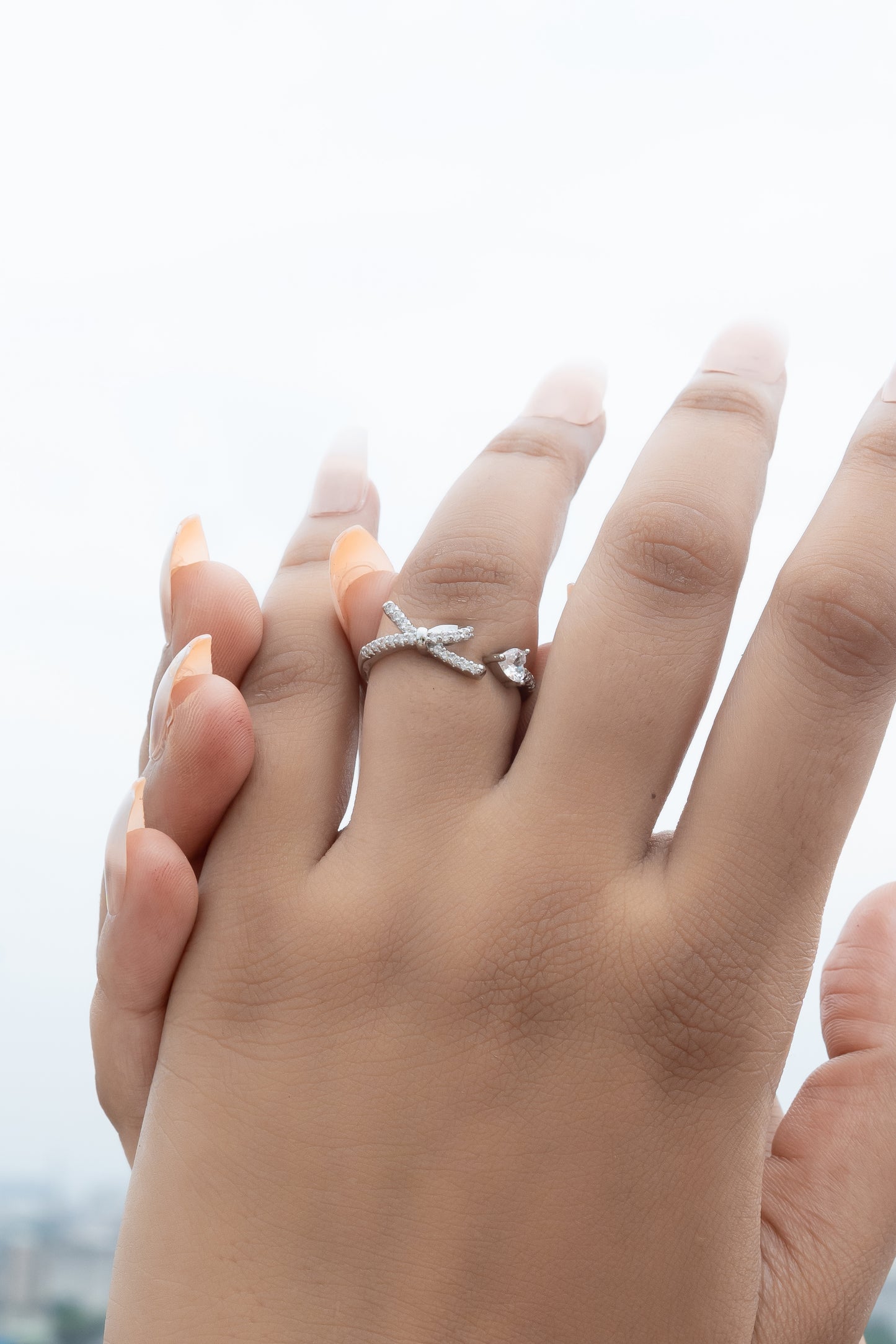 Cross Heart Ring