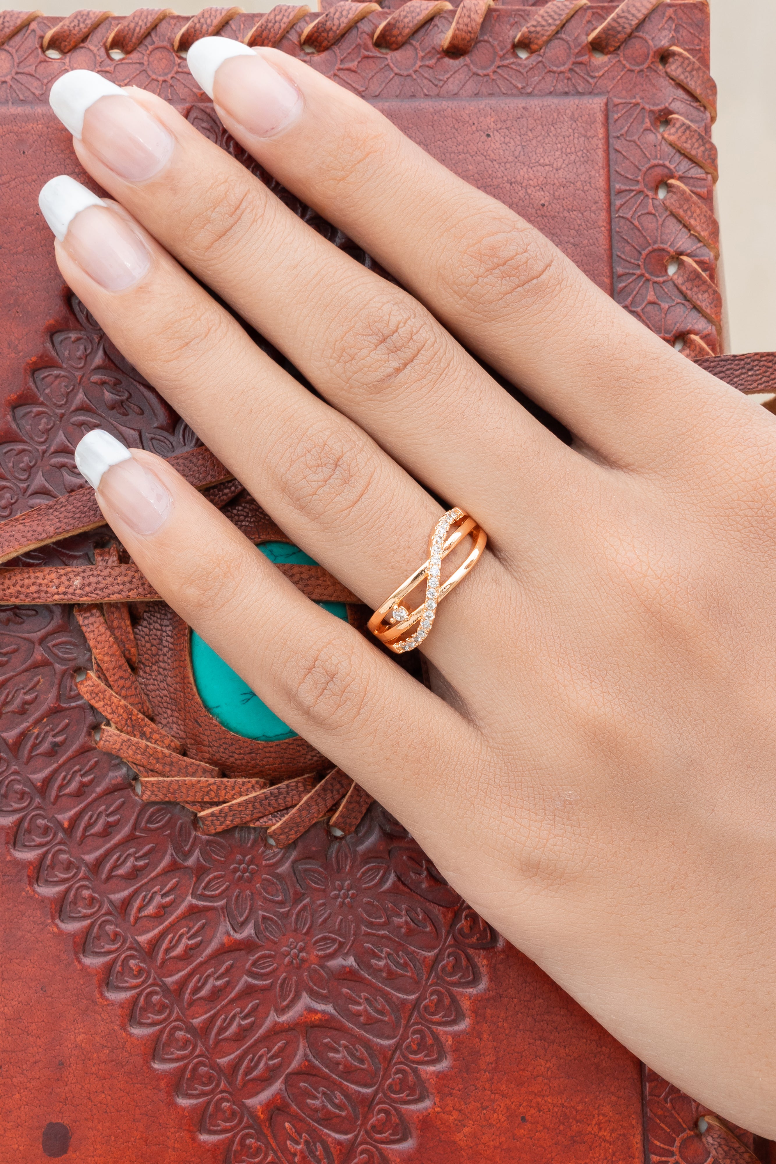Sunlit Petal Ring