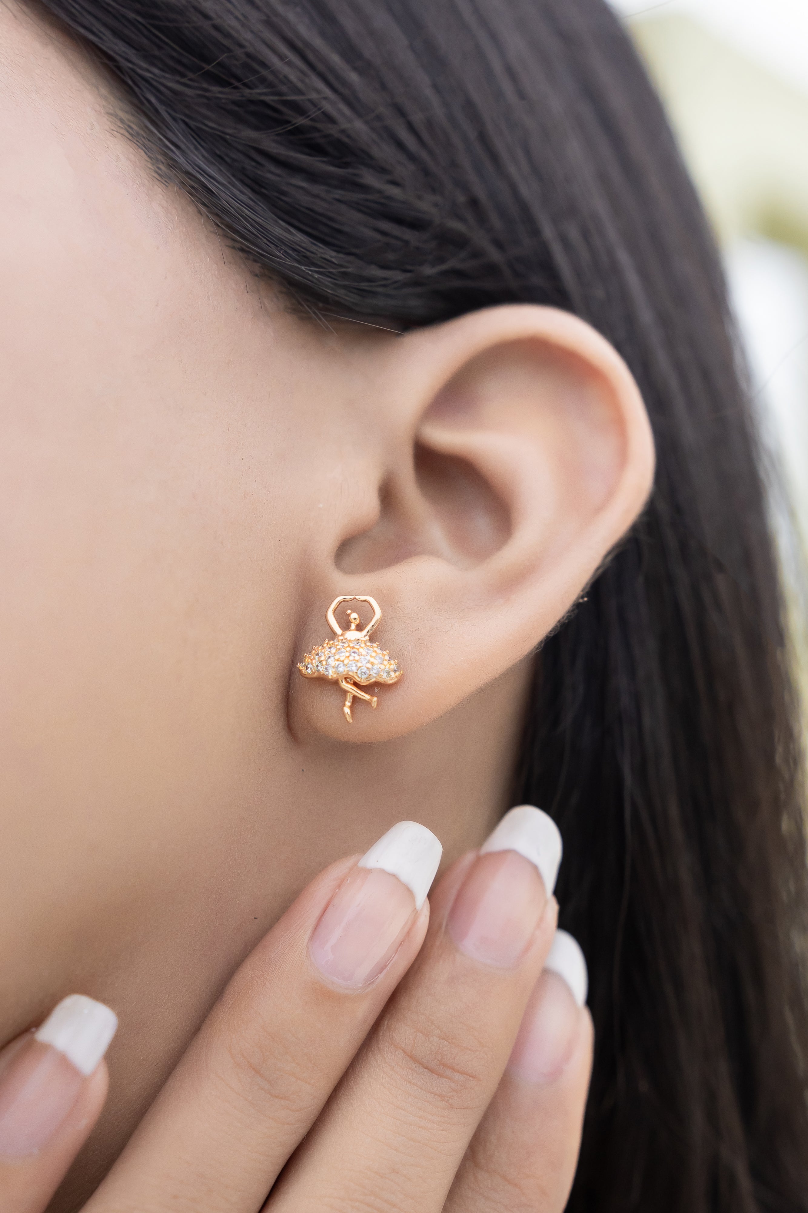 Ballerina Studs