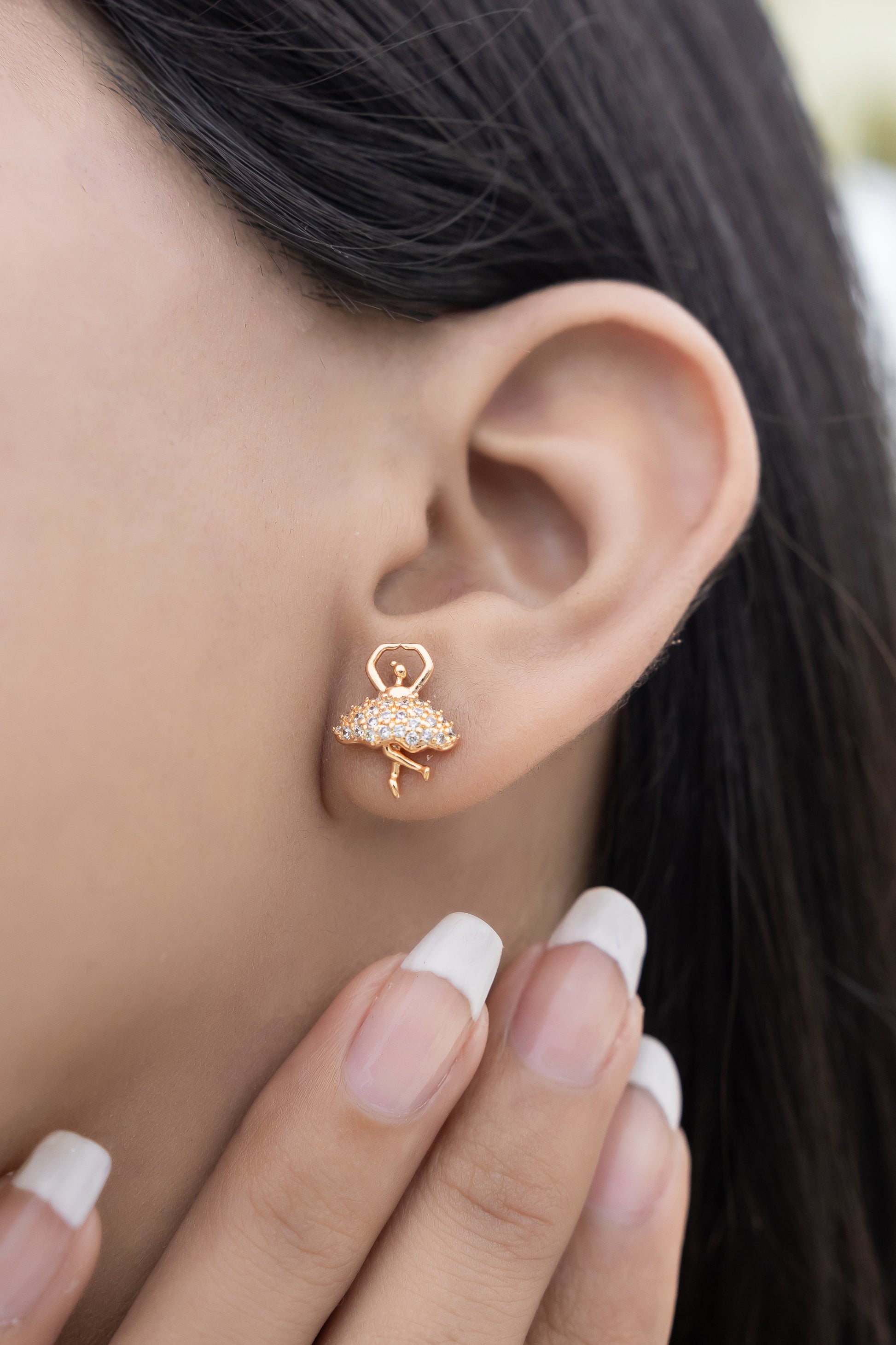 Ballerina Studs