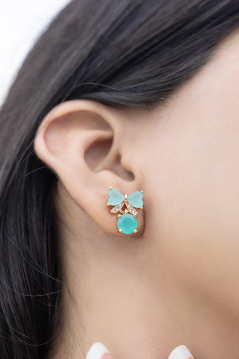Rosé Bloom Studs