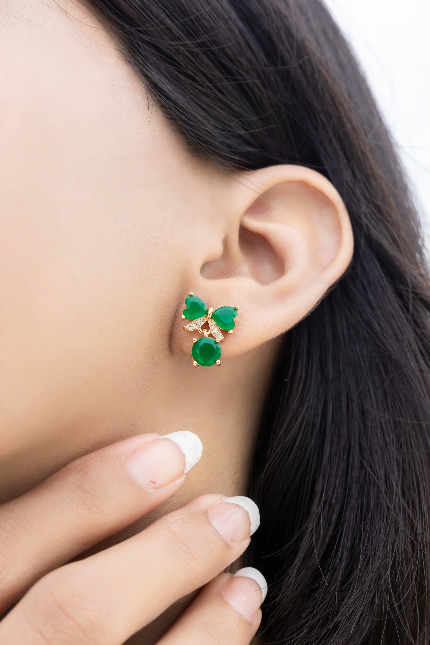 Rosé Bloom Studs
