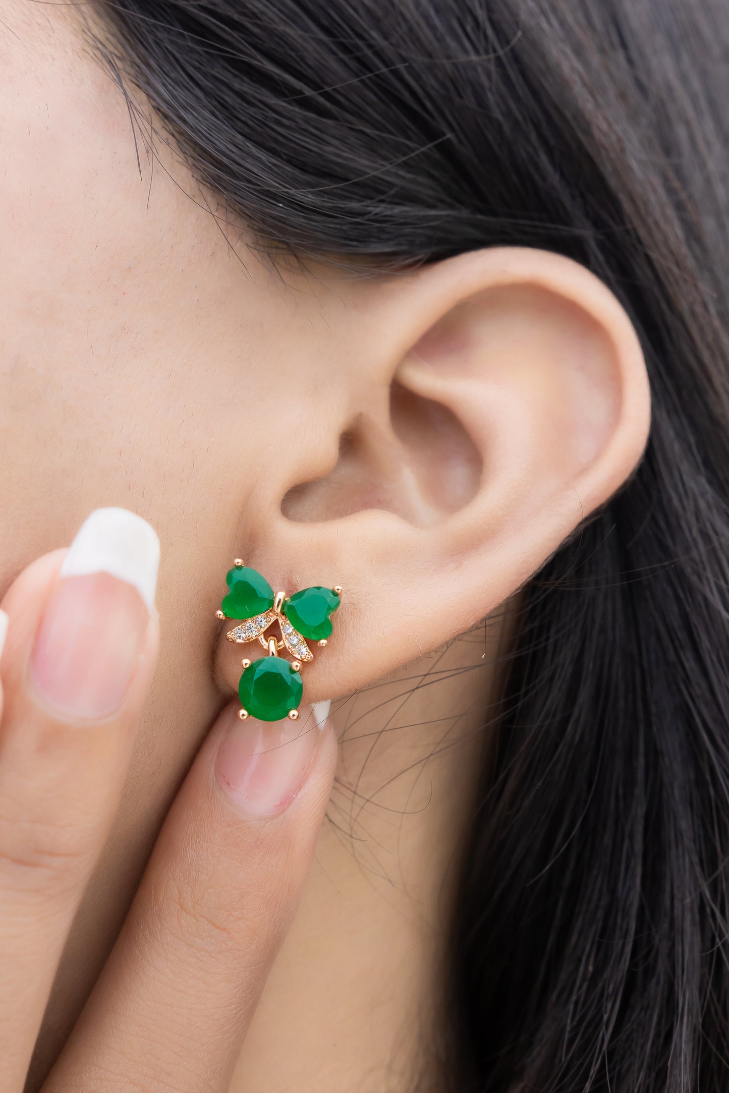 Rosé Bloom Studs