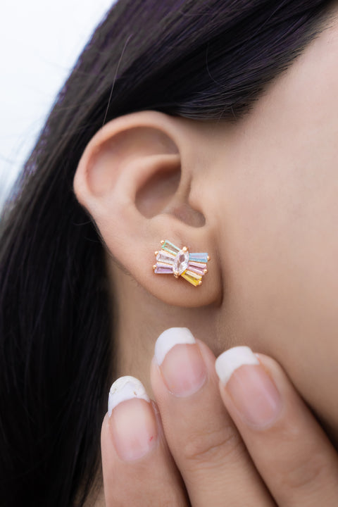 Rosé Monarchs Studs