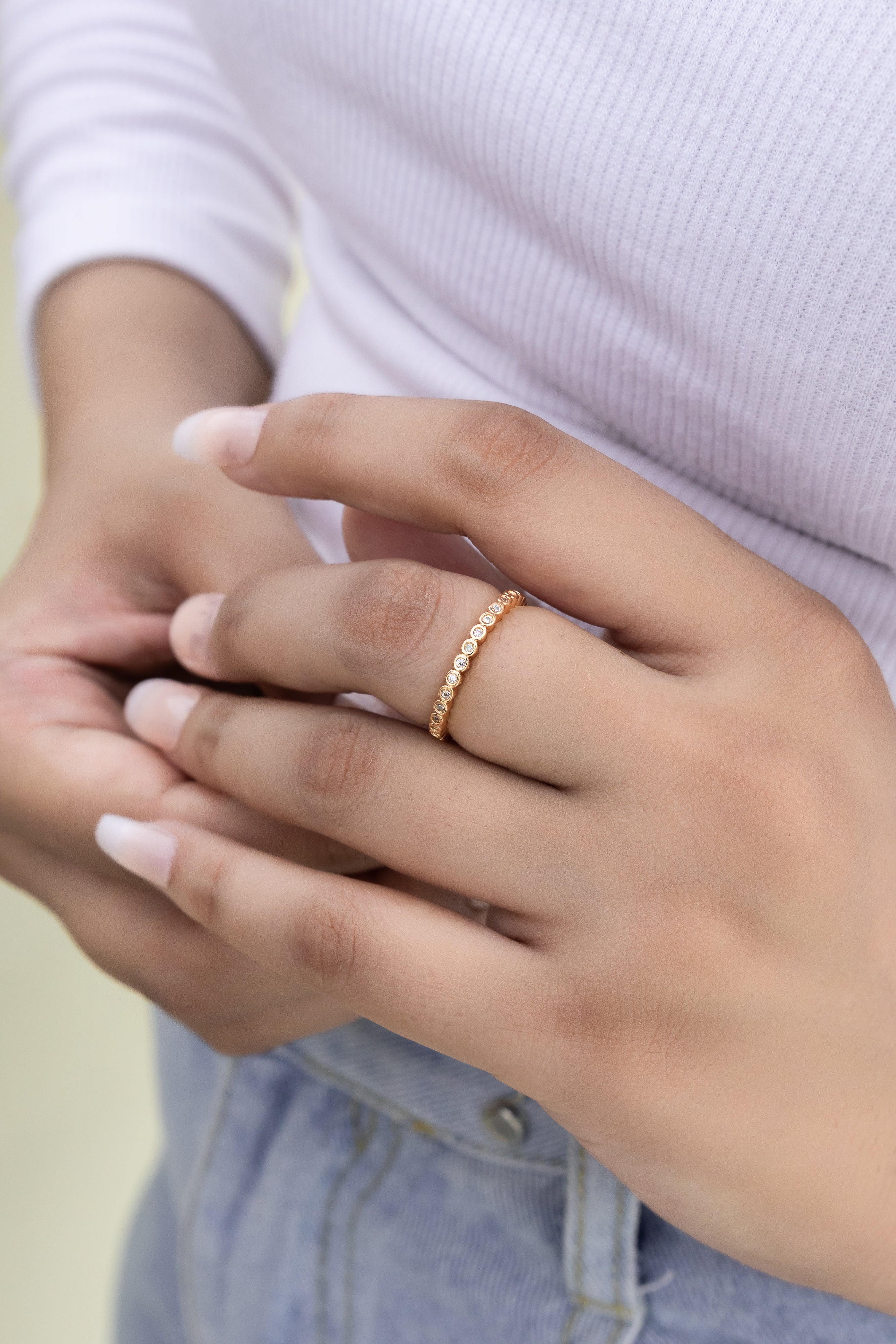 Bezel Sparkle Band