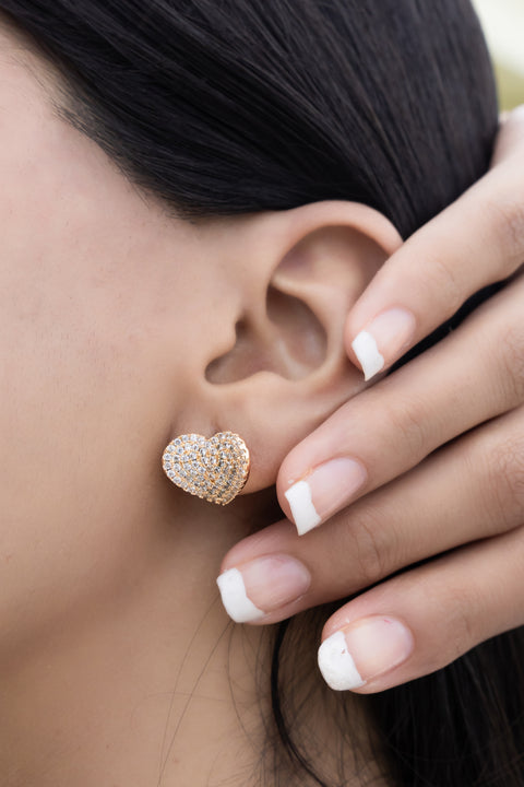 Golden Whispers Studs