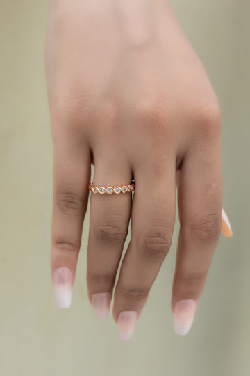 Bezel Sparkle Band