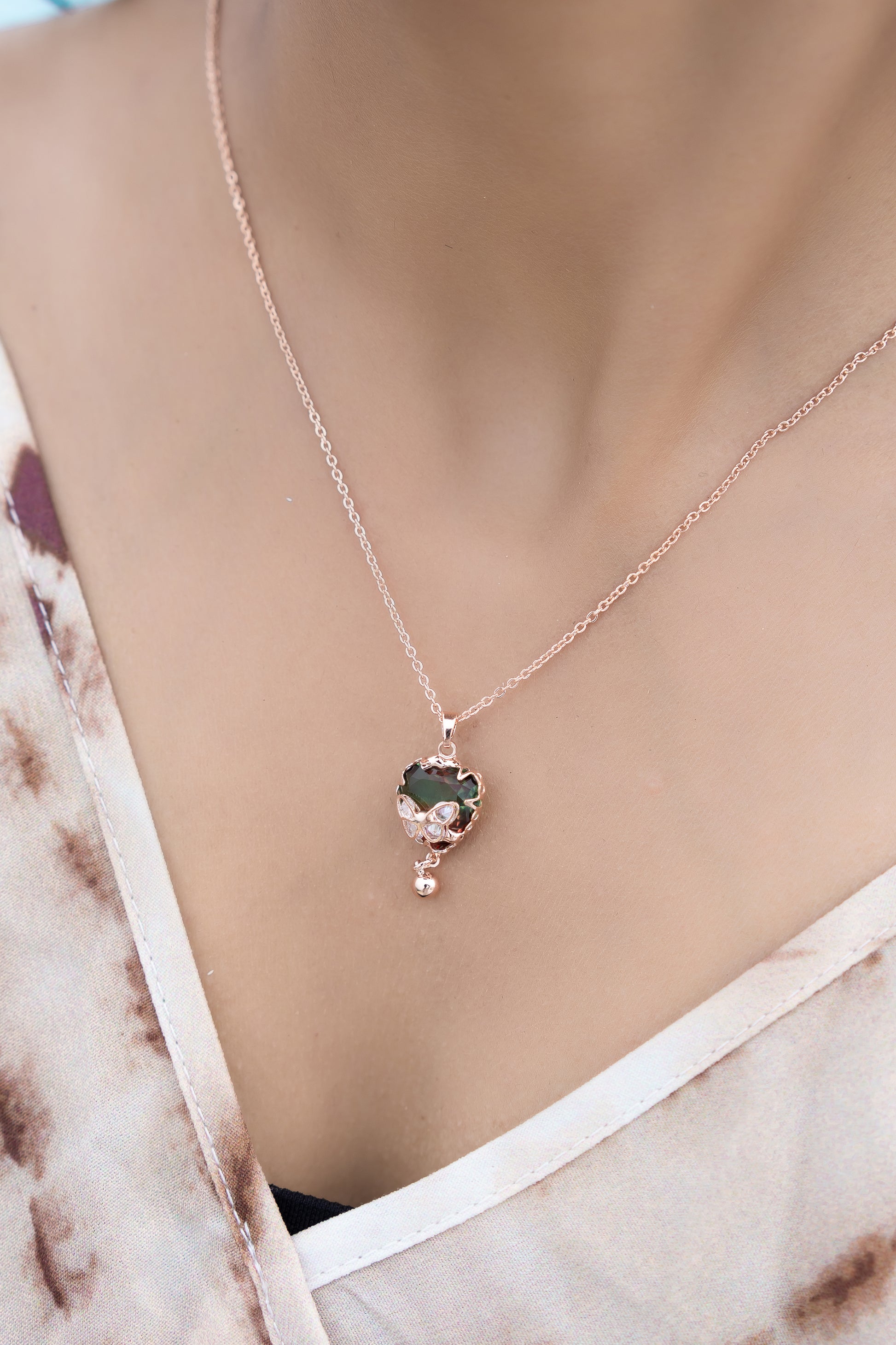 Heart Muse Pendant with Chain