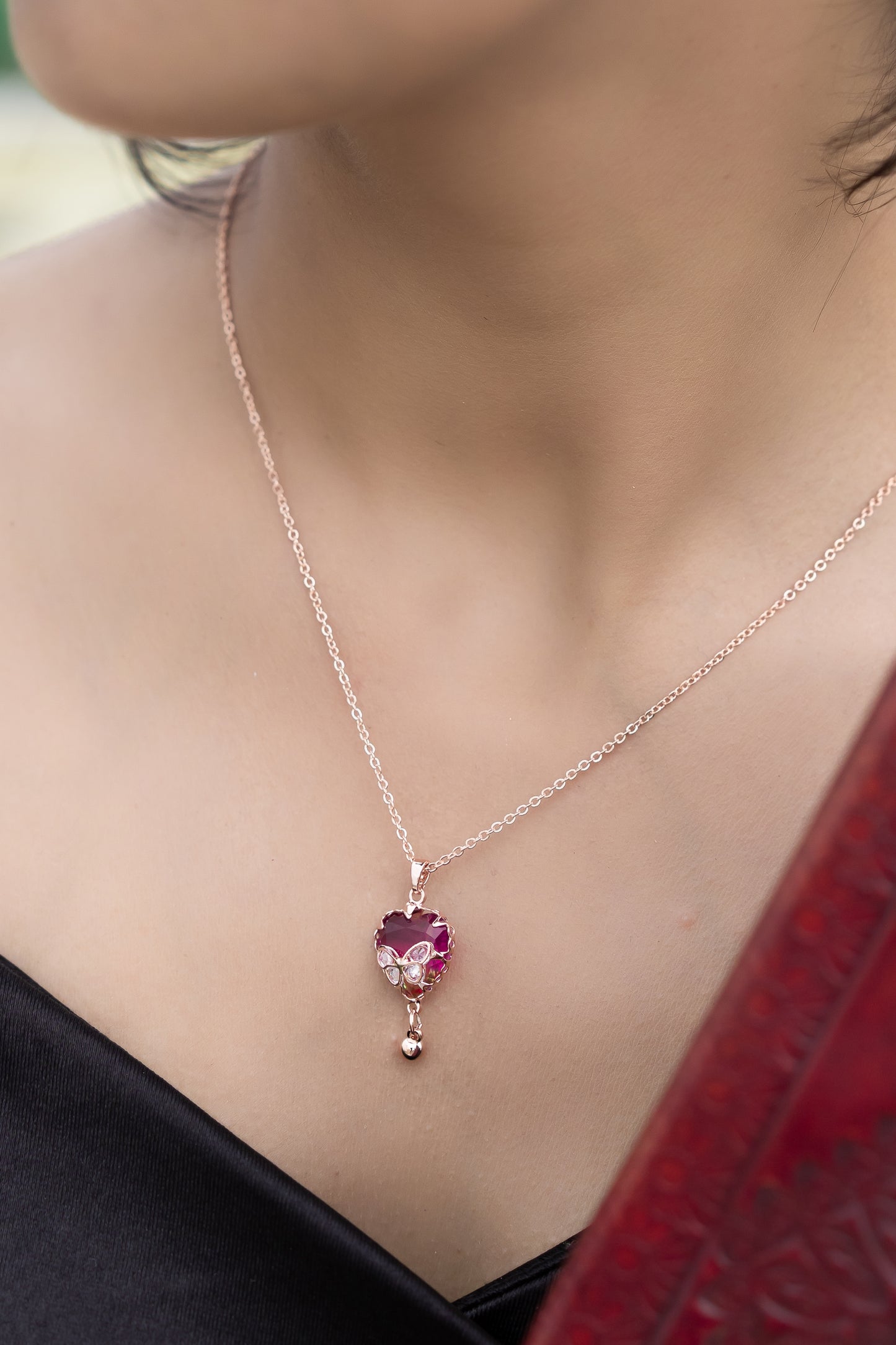 Heart Muse Pendant with Chain