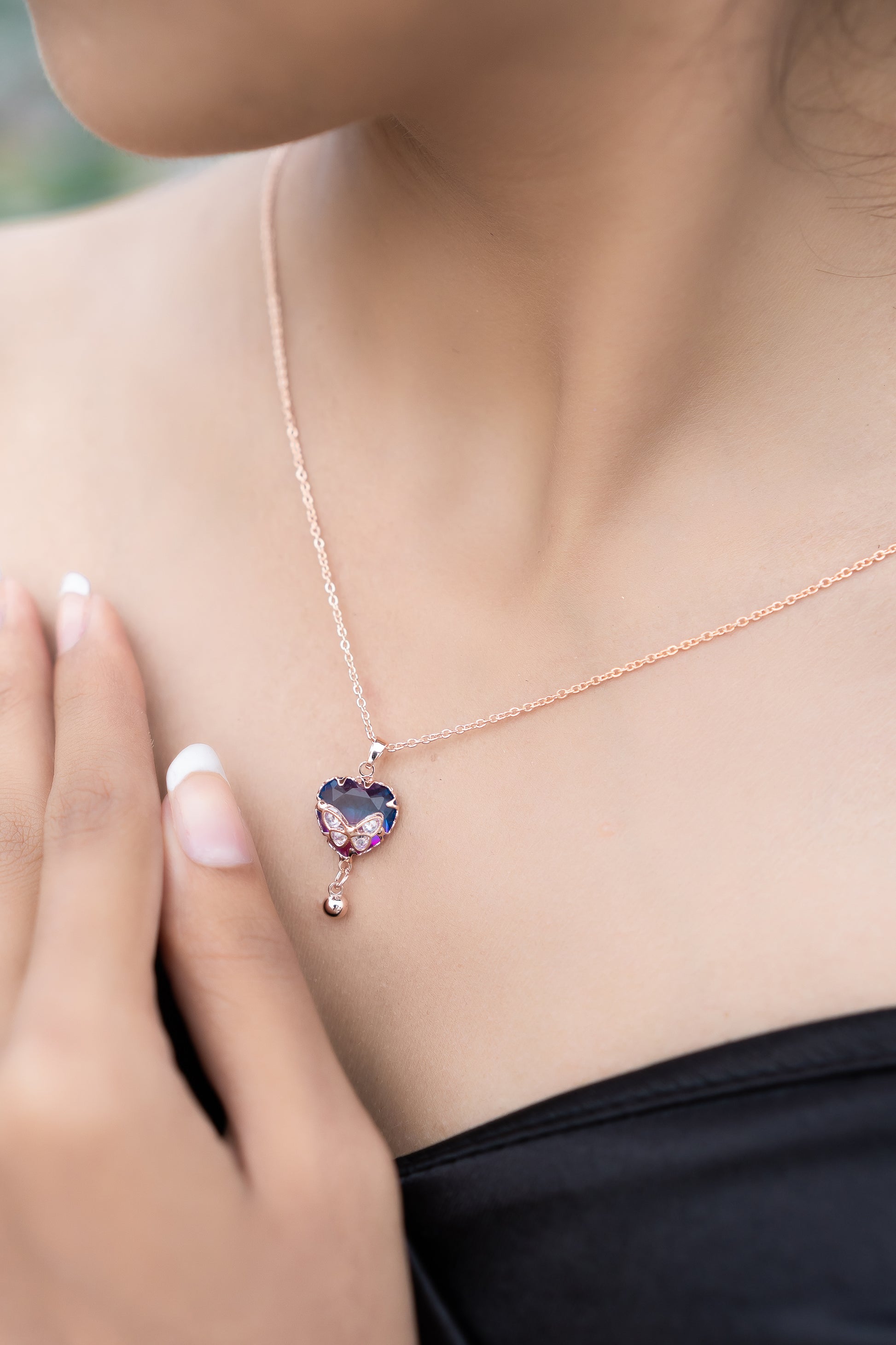 Heart Muse Pendant with Chain
