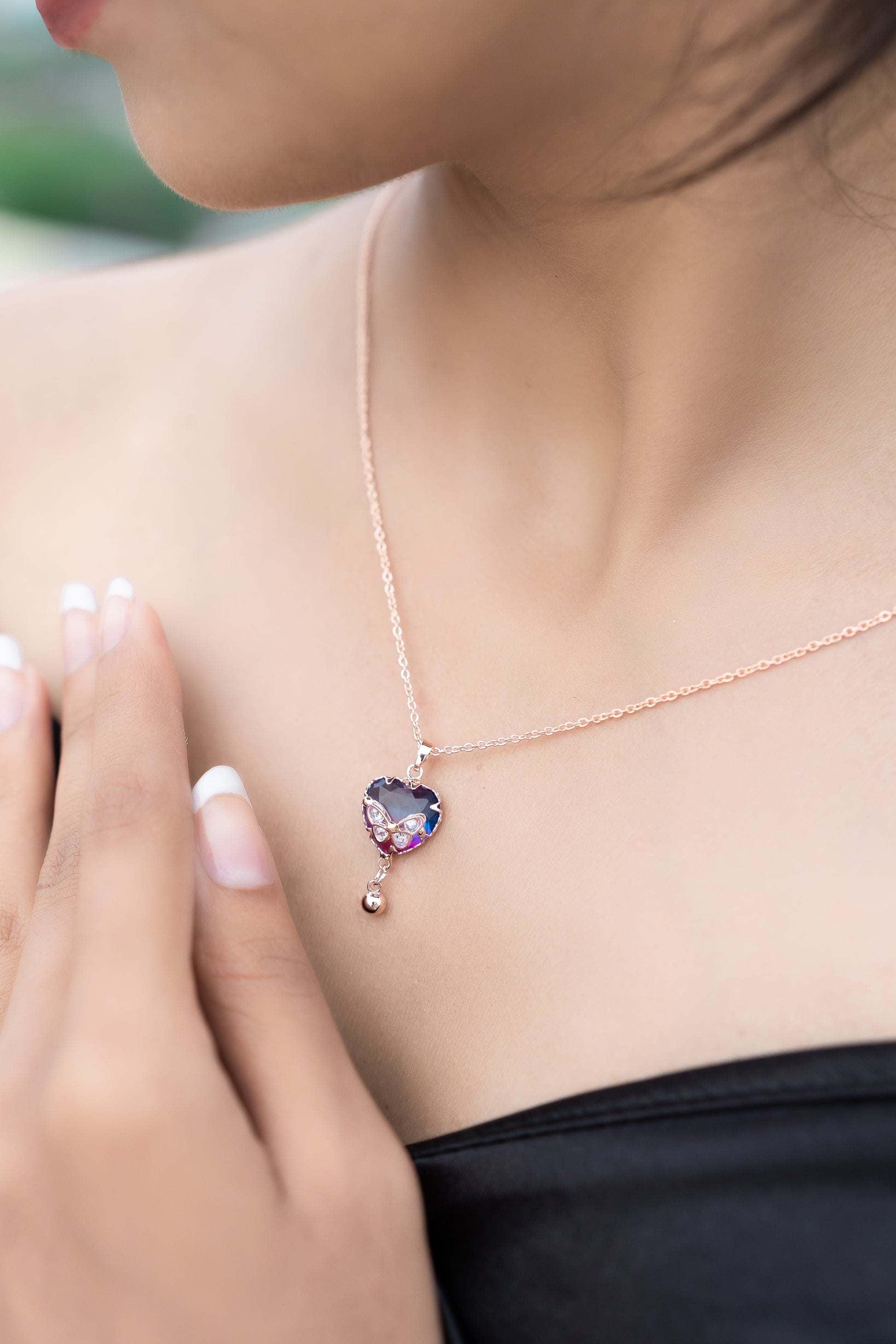 Heart Muse Pendant with Chain