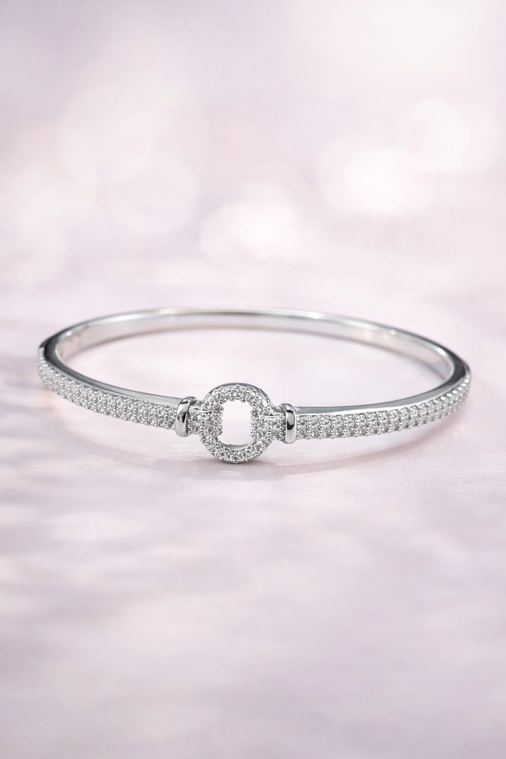 Celestial Halo Bangle Bracelet
