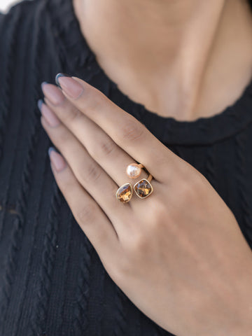 Amber Glow Ring