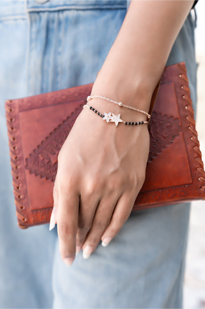 Star Charm Mangalsutra Bracelet