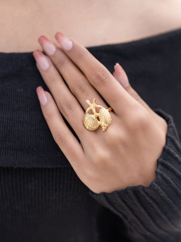 Starfish Statement Ring