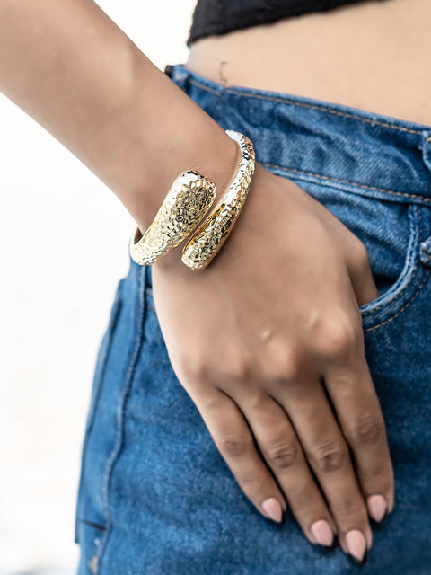 Molten Twist Cuff Bracelet