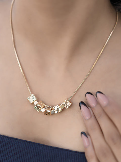 Molten Cube Necklace