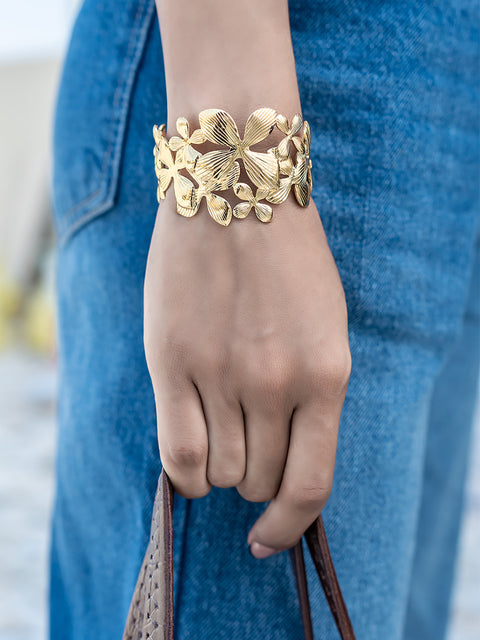 Petal Bloom Cuff Bracelet