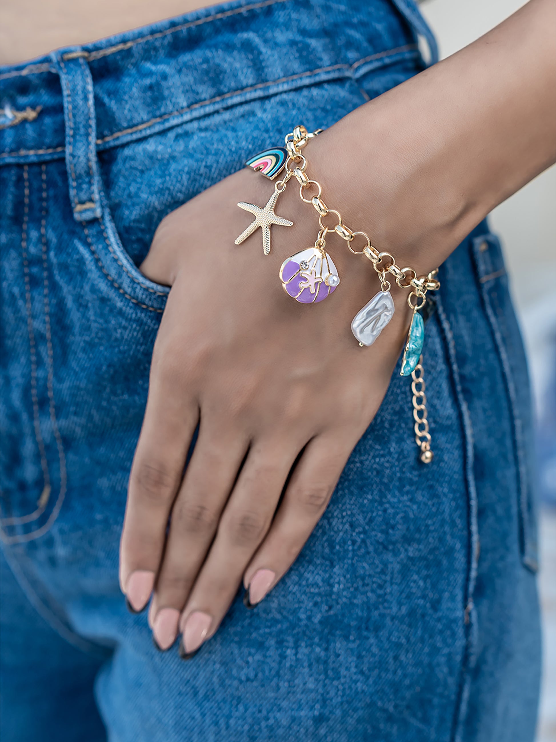 Sea Whispers Charm Bracelet